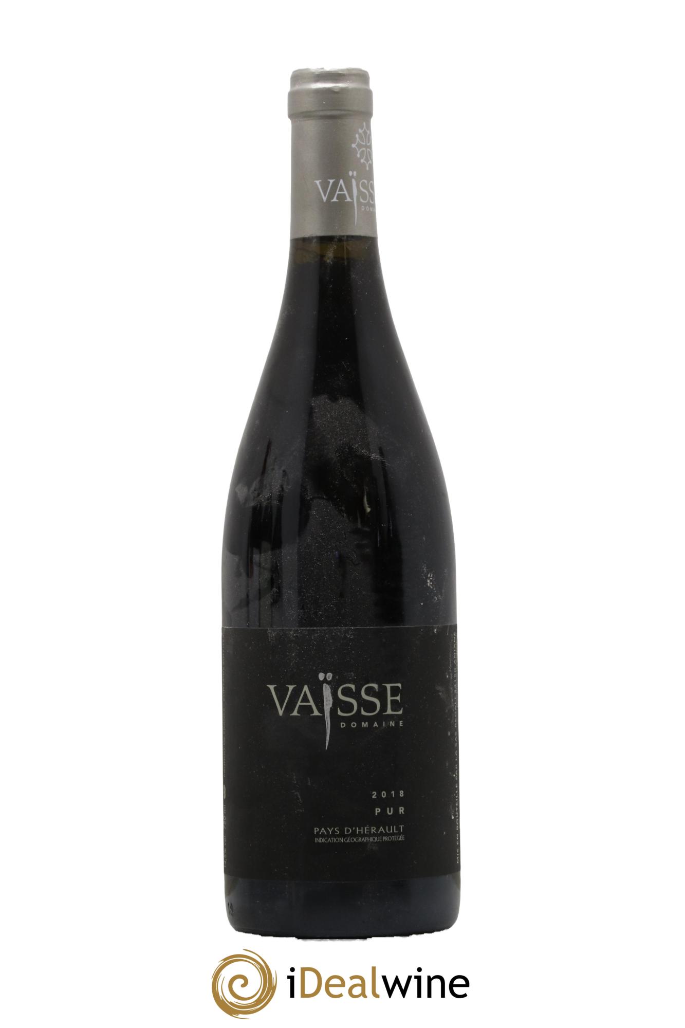 Pays d'Hérault Pur Vaisse (Domaine) 2018 - Lot de 1 bouteille - 0