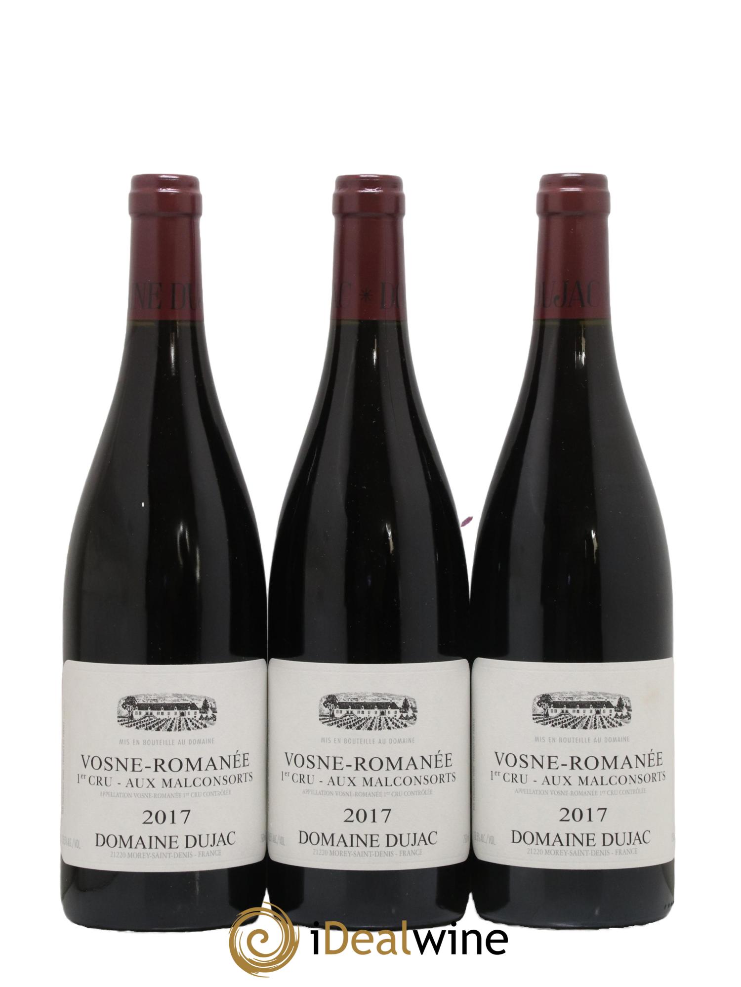 Vosne-Romanée 1er Cru Aux Malconsorts Dujac (Domaine) 2017 - Lot of 3 bottles - 0