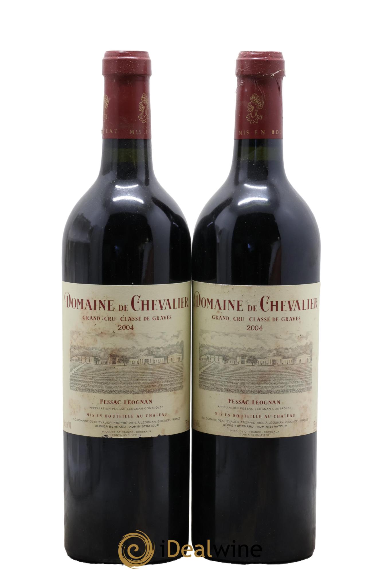 Domaine de Chevalier Cru Classé de Graves 2004 - Lot de 2 bouteilles - 0