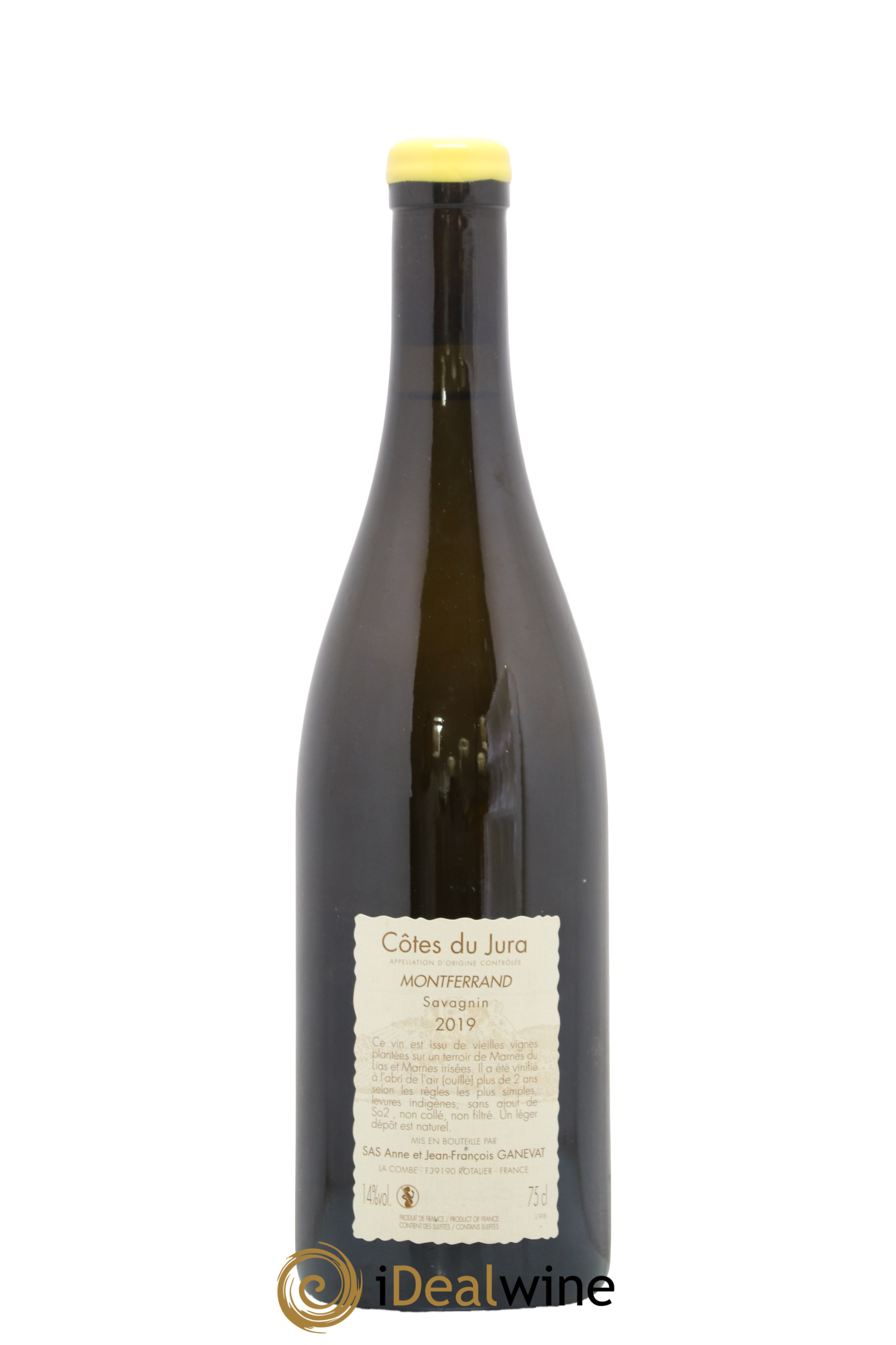 Côtes du Jura Montferrand savagnin Anne et Jean François Ganevat 2019 - Posten von 1 Flasche - 1