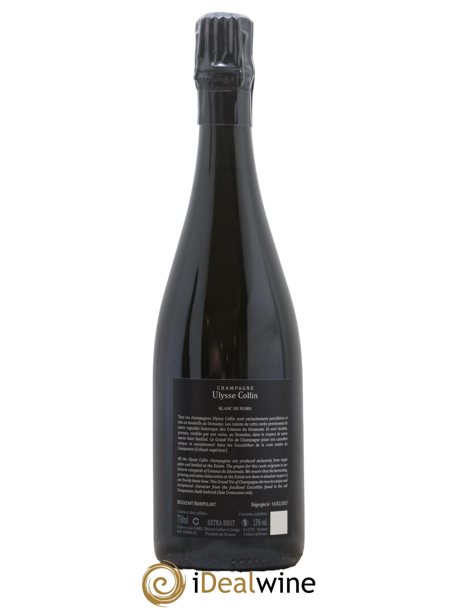 Les Maillons Blanc de Noirs Extra-Brut Ulysse Collin - Lot de 1 bouteille - 1