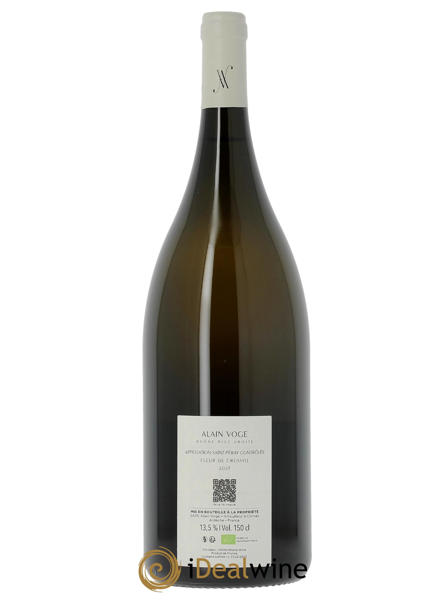Saint-Péray Fleur de Crussol  Alain Voge (Domaine)  2023 - Posten von 1 Magnum - 1