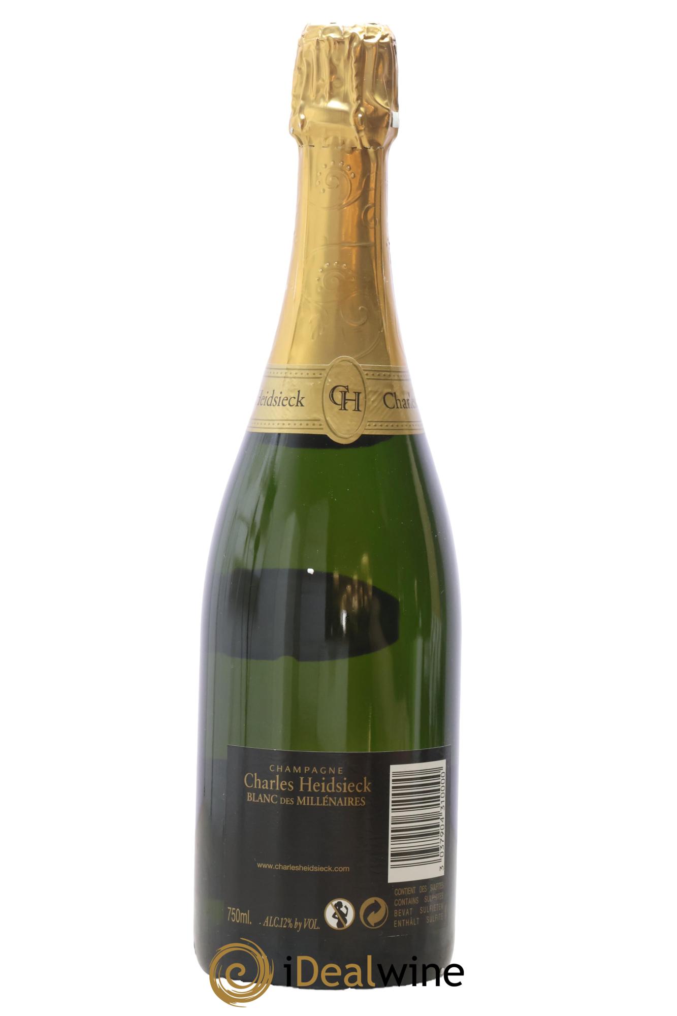 Blanc de Blancs Blanc des Millénaires Brut Charles Heidsieck 1995 - Lot of 1 bottle - 1