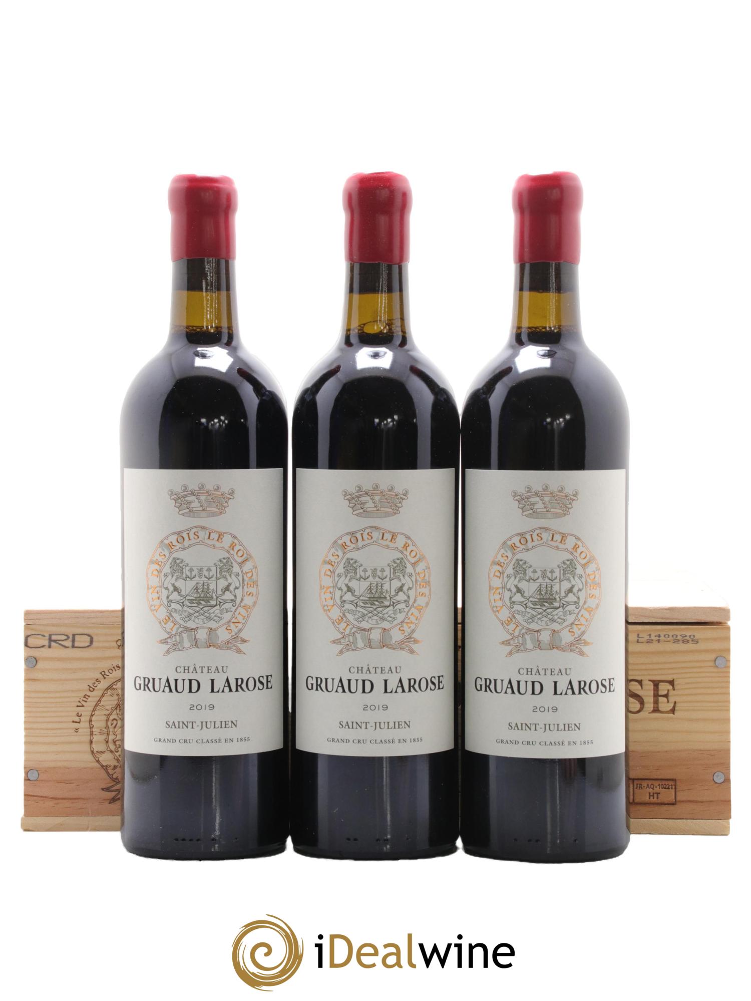 Château Gruaud Larose 2ème Grand Cru Classé 2019 - Lot de 3 bouteilles - 1