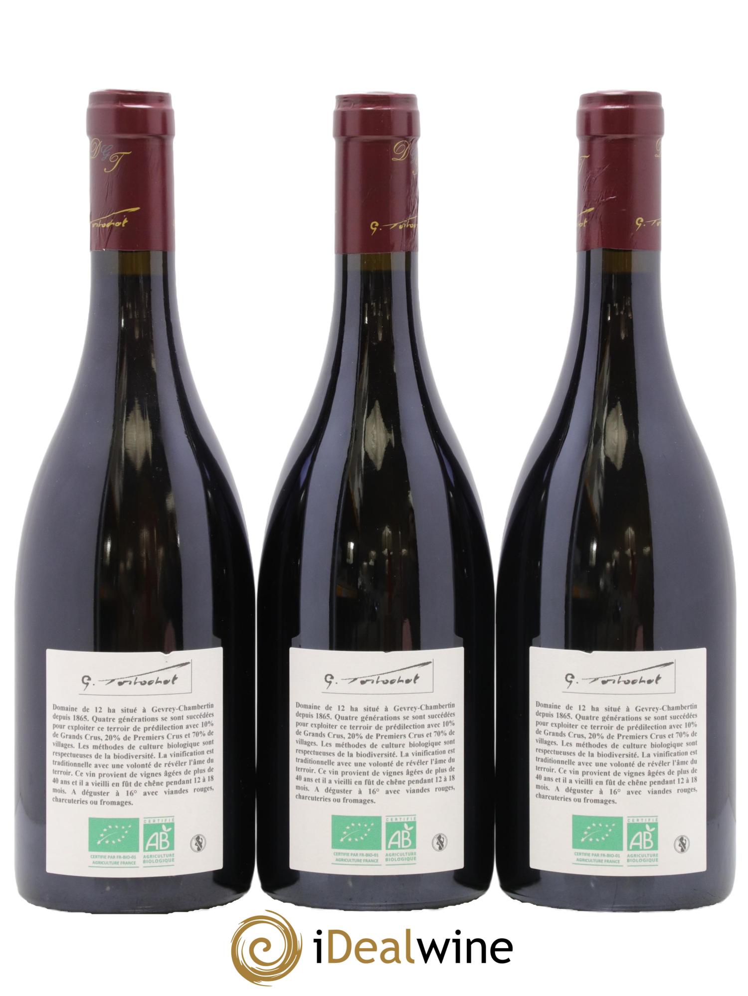 Chambertin Grand Cru Tortochot (Domaine) 2023 - Lot de 3 bouteilles - 1
