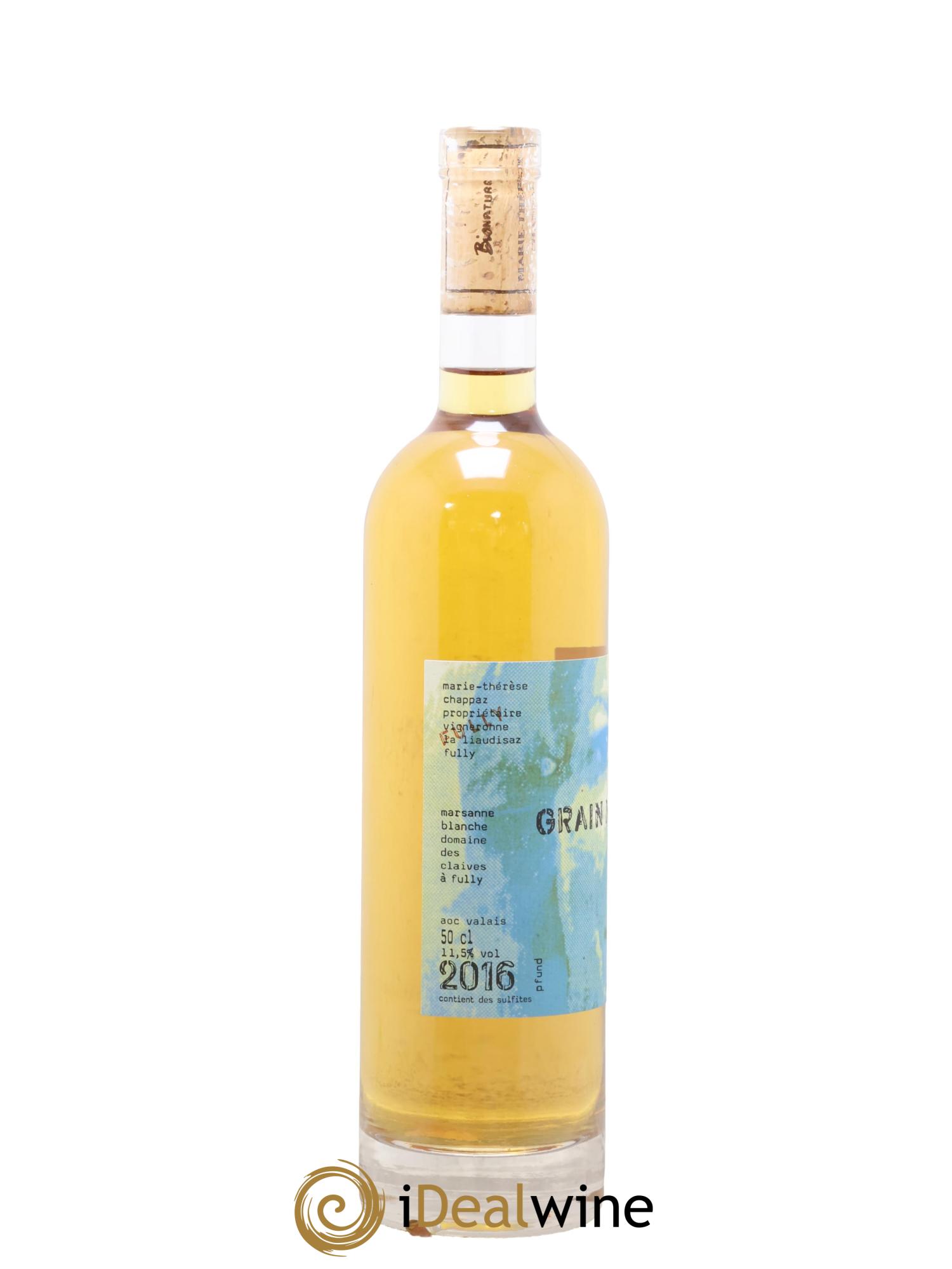 Valais Grain Noble Petite Arvine Marie-Thérèse Chappaz - Domaine Des Claives 2016 - Lot of 1 500ml format - 1