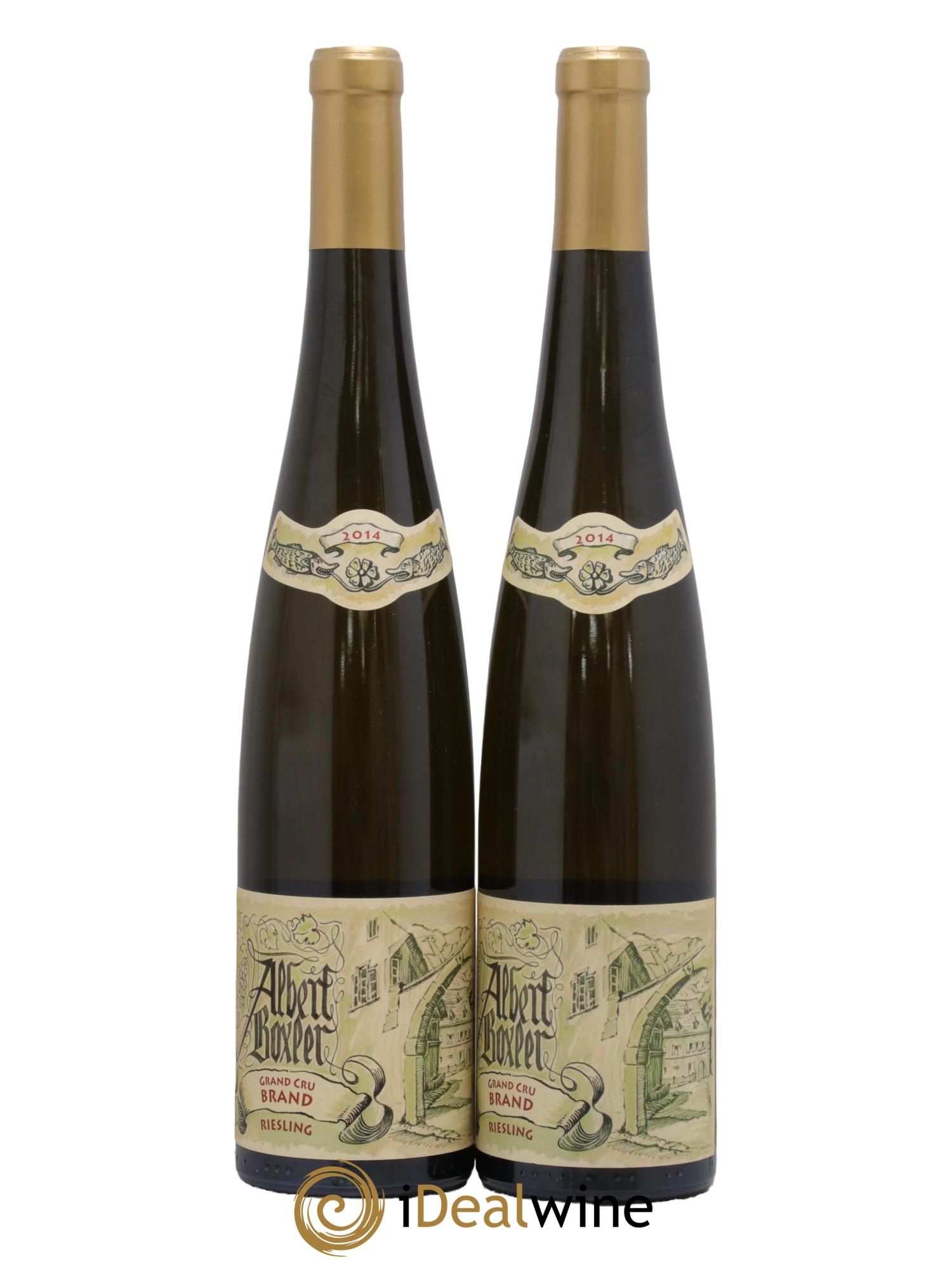 Alsace Riesling Grand Cru Brand K Albert Boxler 2014 - Lot de 2 bouteilles - 0