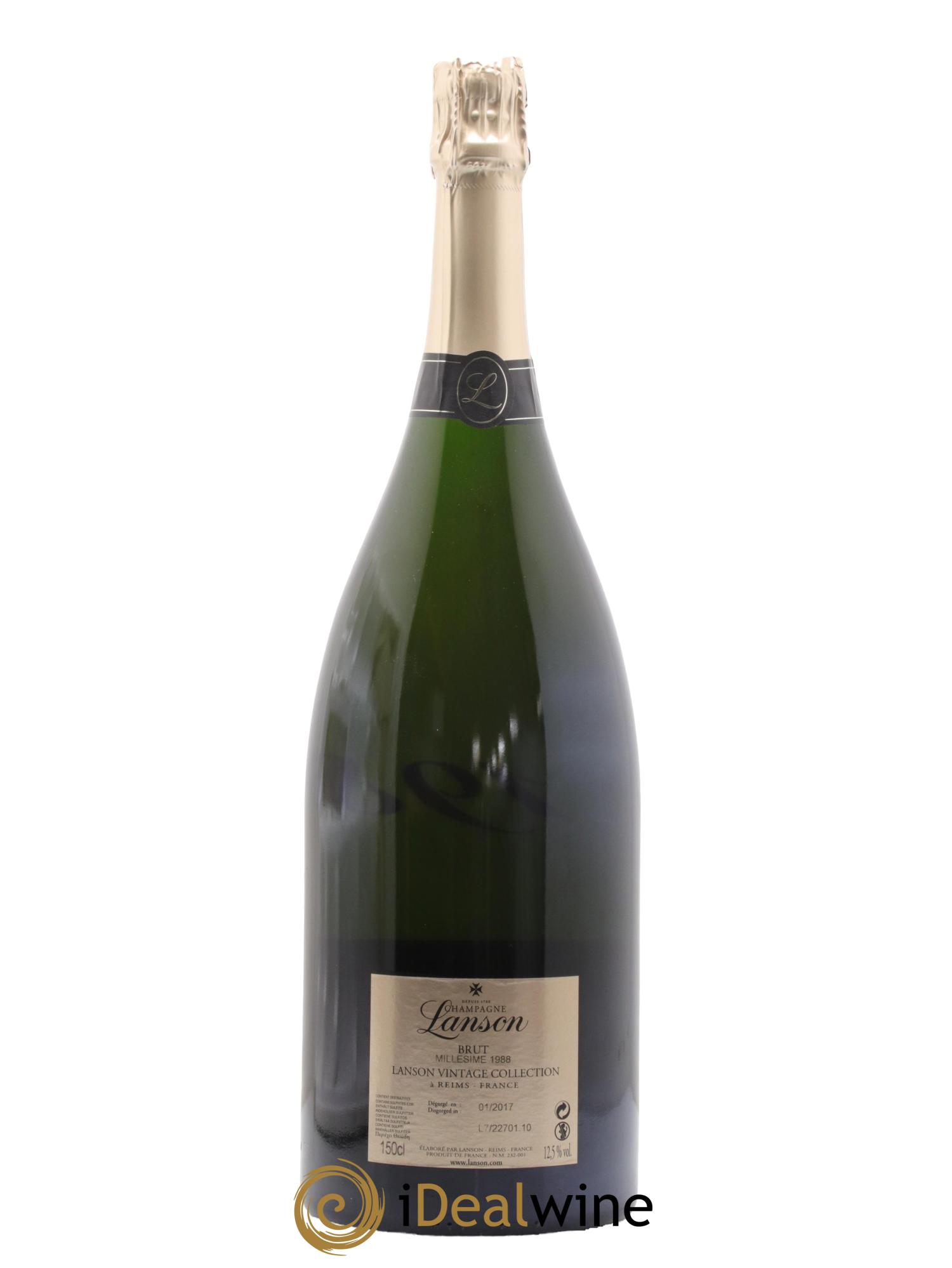 Vintage Collection Lanson 1988 - Lot de 1 magnum - 1