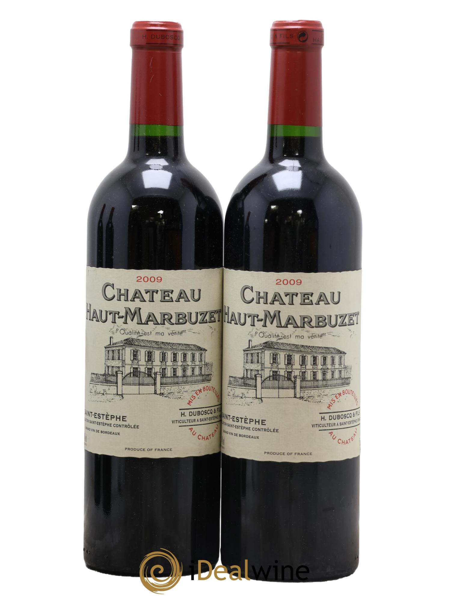 Château Haut Marbuzet 2009 - Lotto di 2 bottiglie - 0