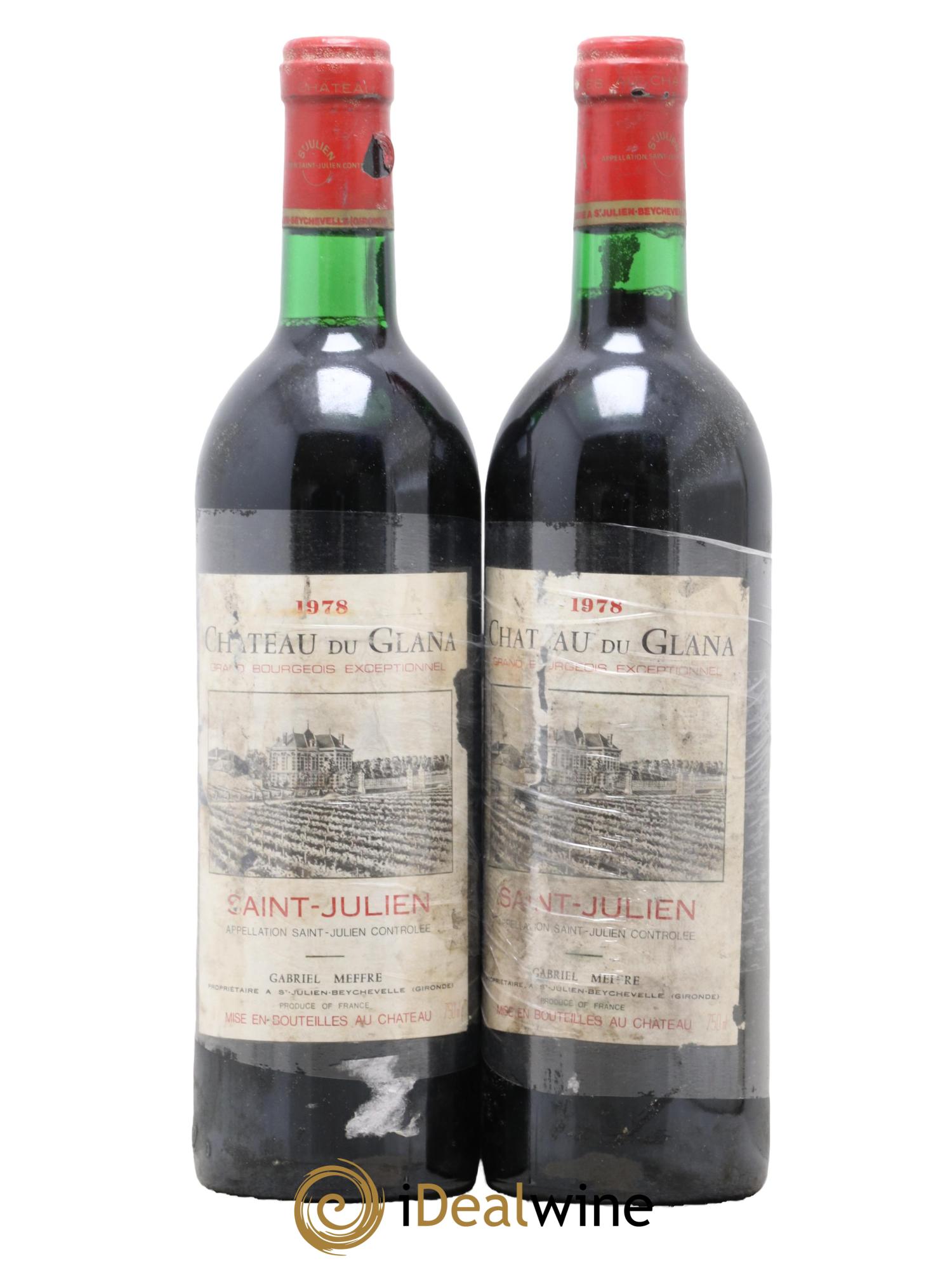 Château du Glana 1978 - Lot de 2 bouteilles - 0