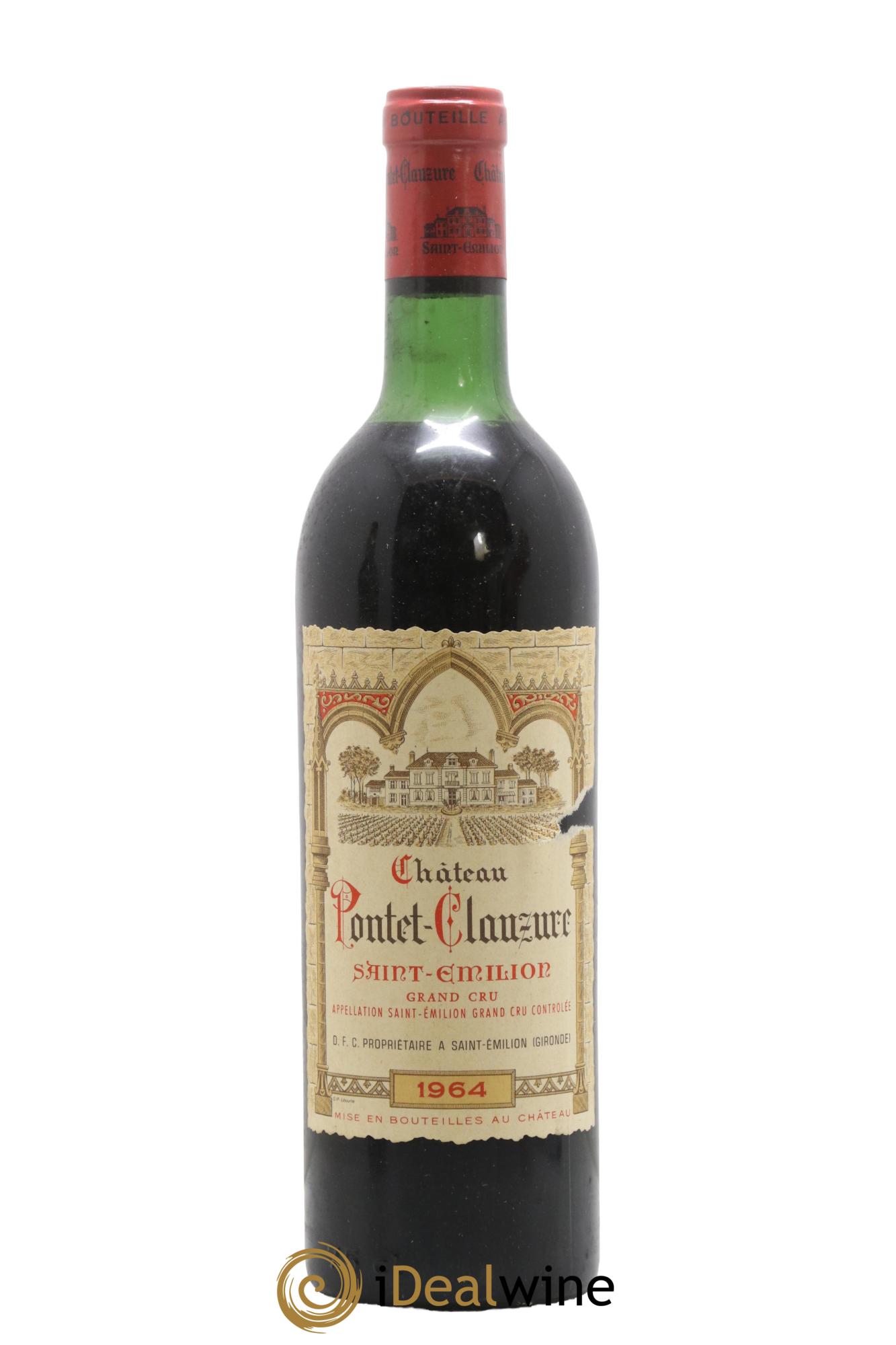 Château Pontet Clauzure 1964 - Lot de 1 bouteille - 0