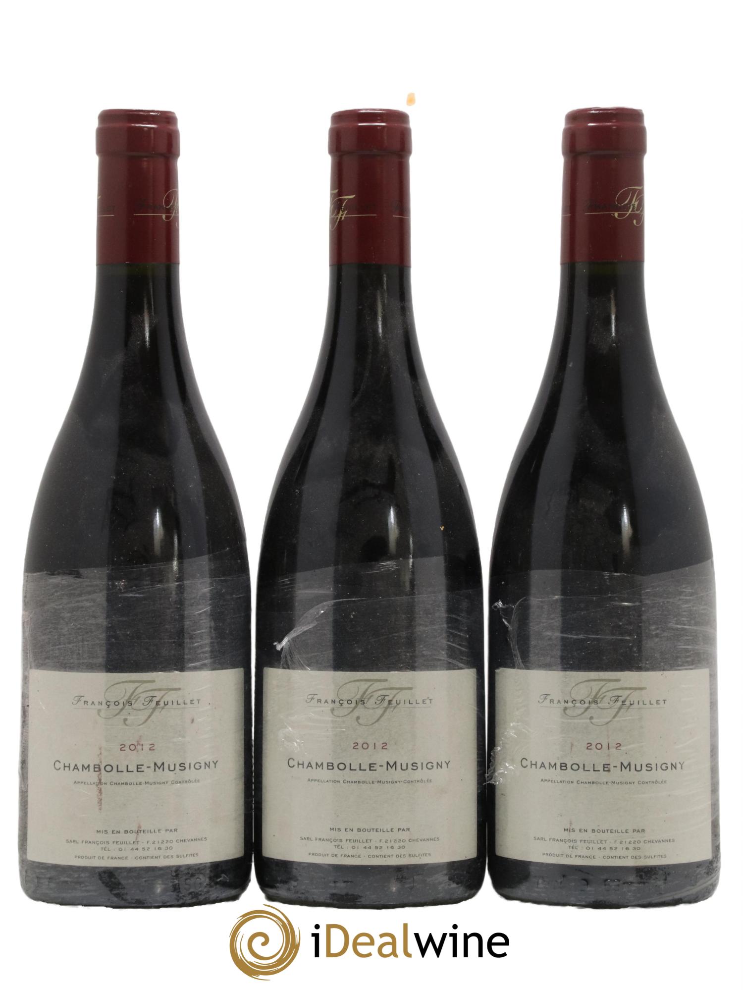 Chambolle-Musigny Domaine Francois Feuillet 2012 - Lot de 3 bouteilles - 0
