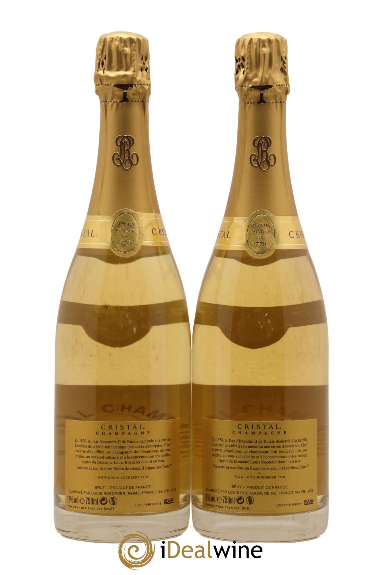 Cristal Louis Roederer 2008 - Lot de 2 bouteilles - 1