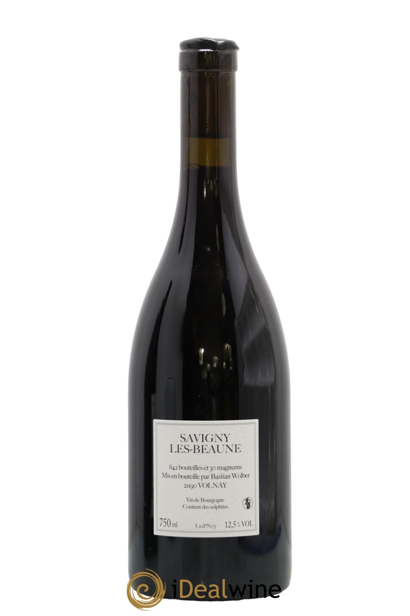 Savigny-lès-Beaune Laisse Tomber Bastian Wolber 2022 - Lot de 1 bouteille - 1
