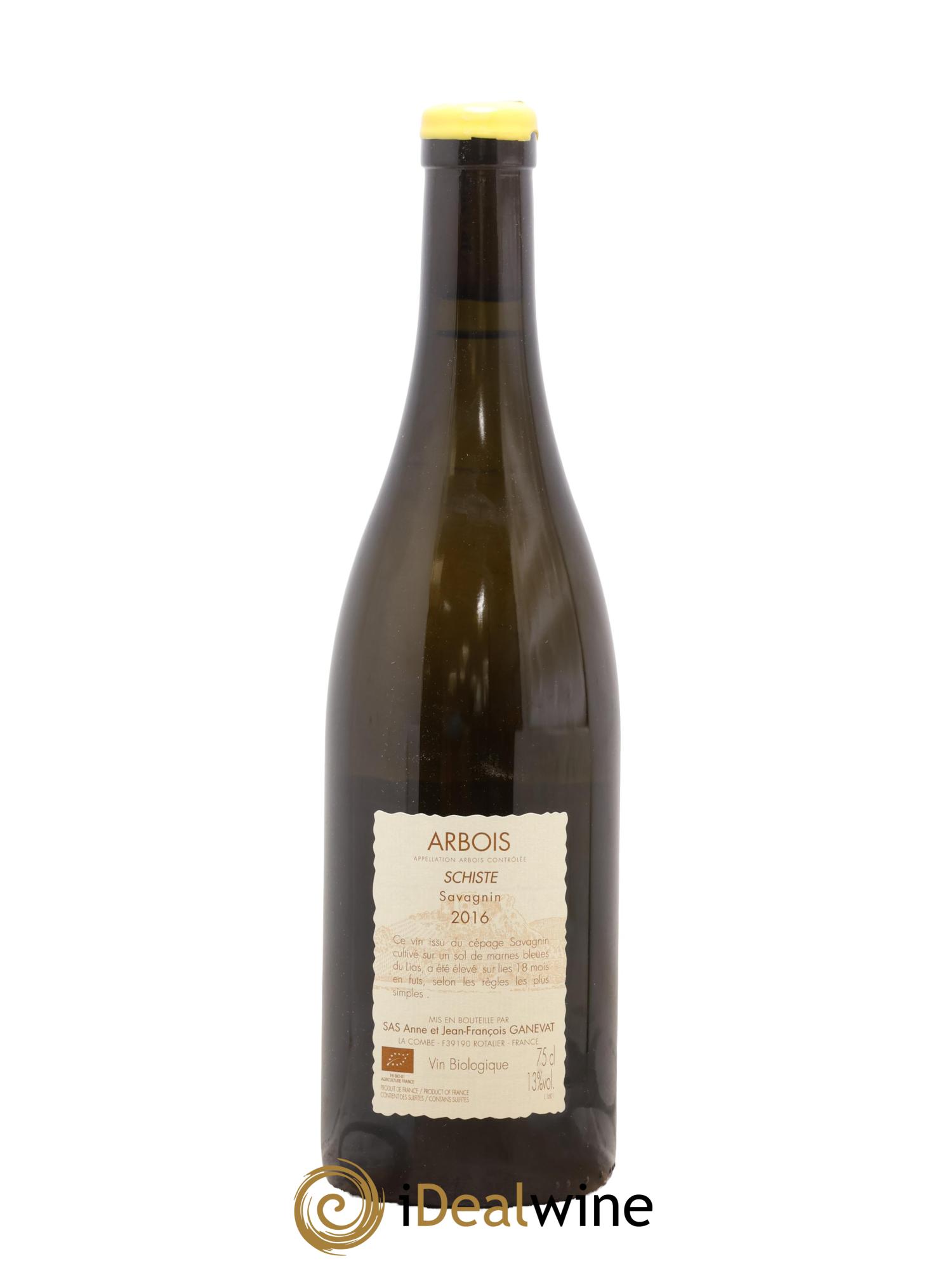 Arbois Savagnin Schiste Anne et Jean François Ganevat 2016 - Lotto di 1 bottiglia - 1