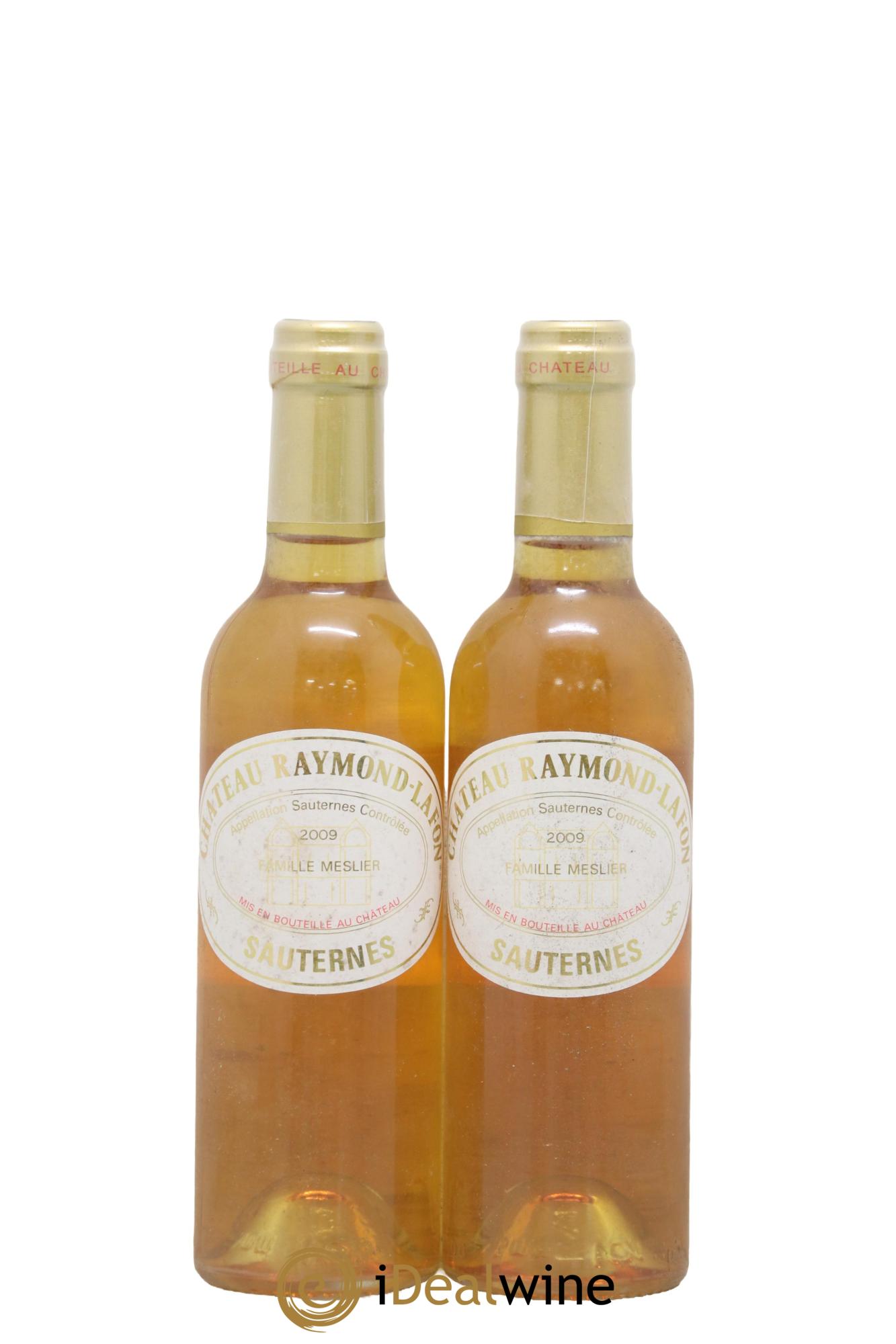Château Raymond Lafon 2009 - Lot of 2 half-bottles - 0