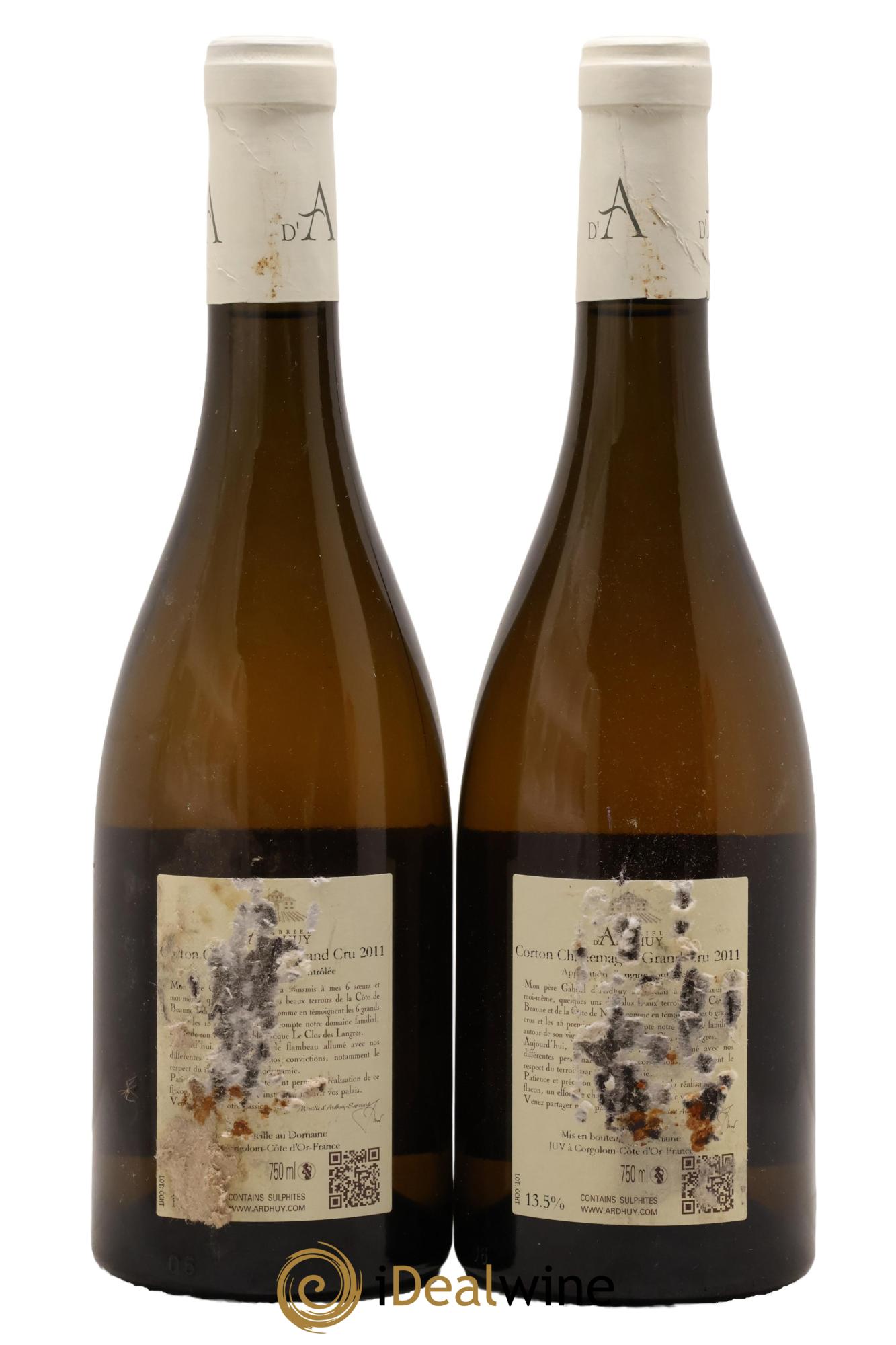 Corton-Charlemagne Grand Cru Ardhuy (Domaine d') 2011 - Lot de 2 bouteilles - 1