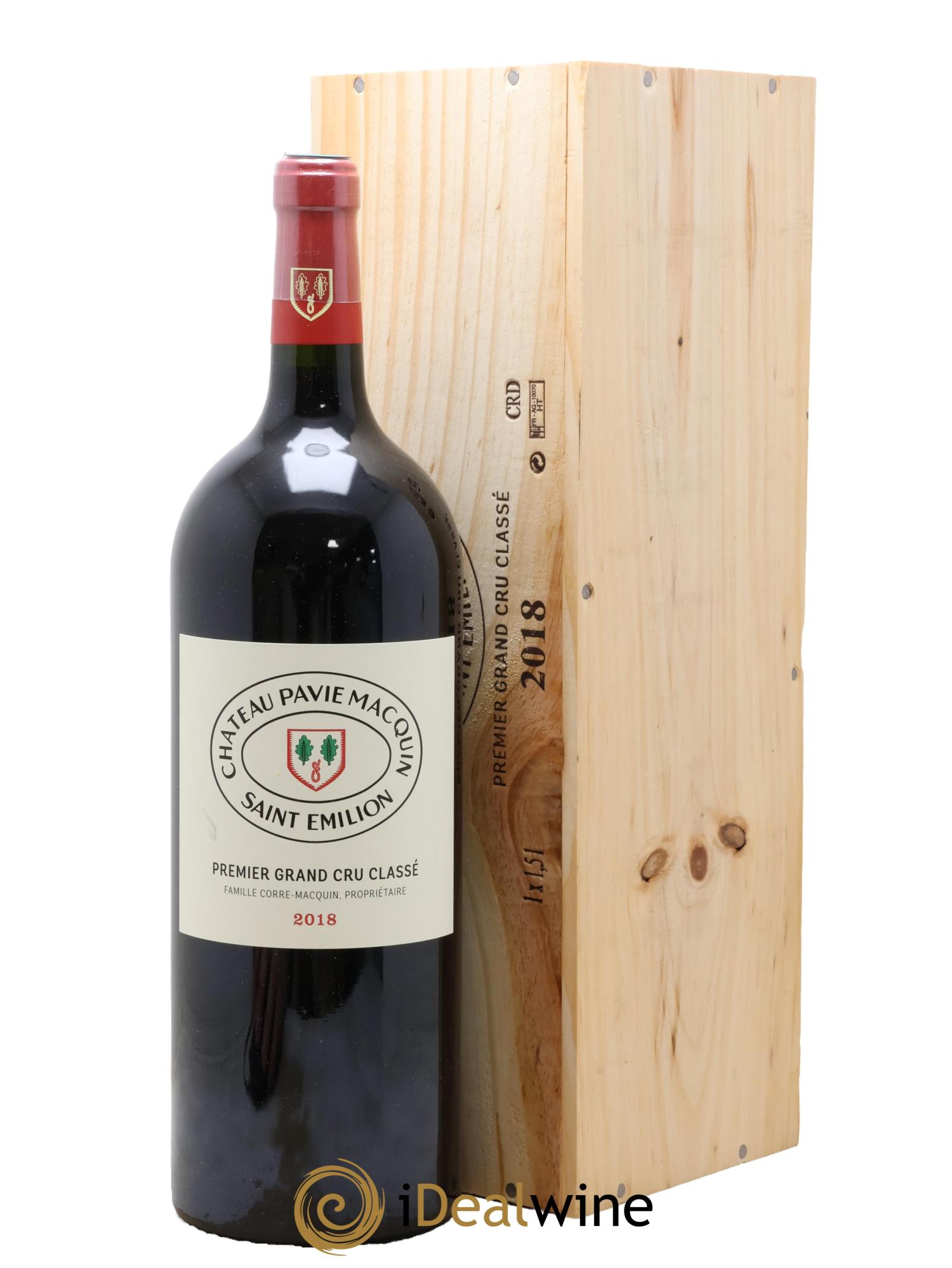Château Pavie Macquin 1er Grand Cru Classé B 2018 - Lot de 1 magnum - 0