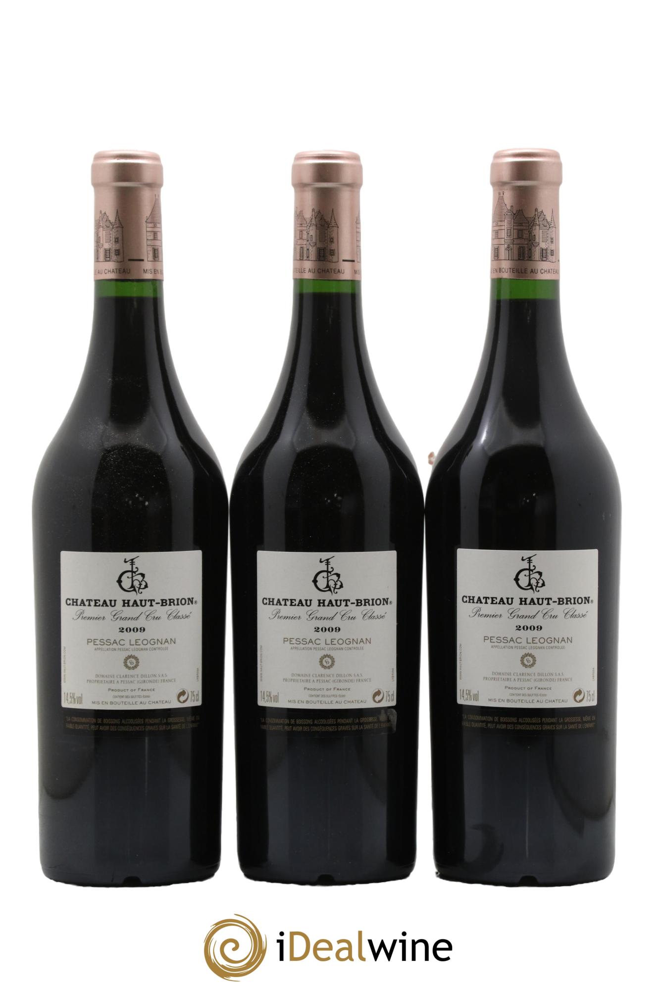 Château Haut Brion 1er Grand Cru Classé 2009 - Posten von 6 Flaschen - 4