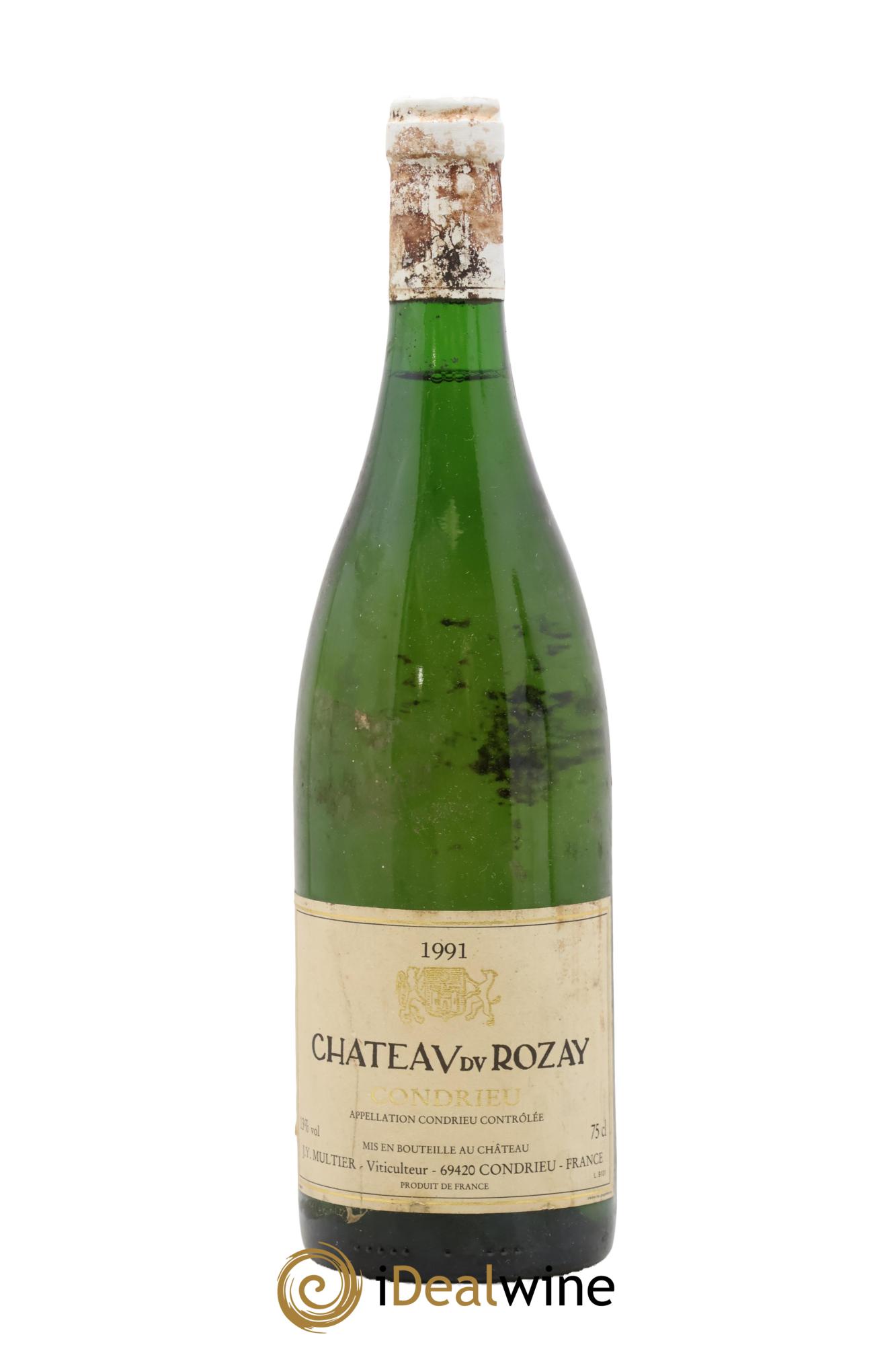 Condrieu Château du Rozay 1991 - Lot de 1 bouteille - 0