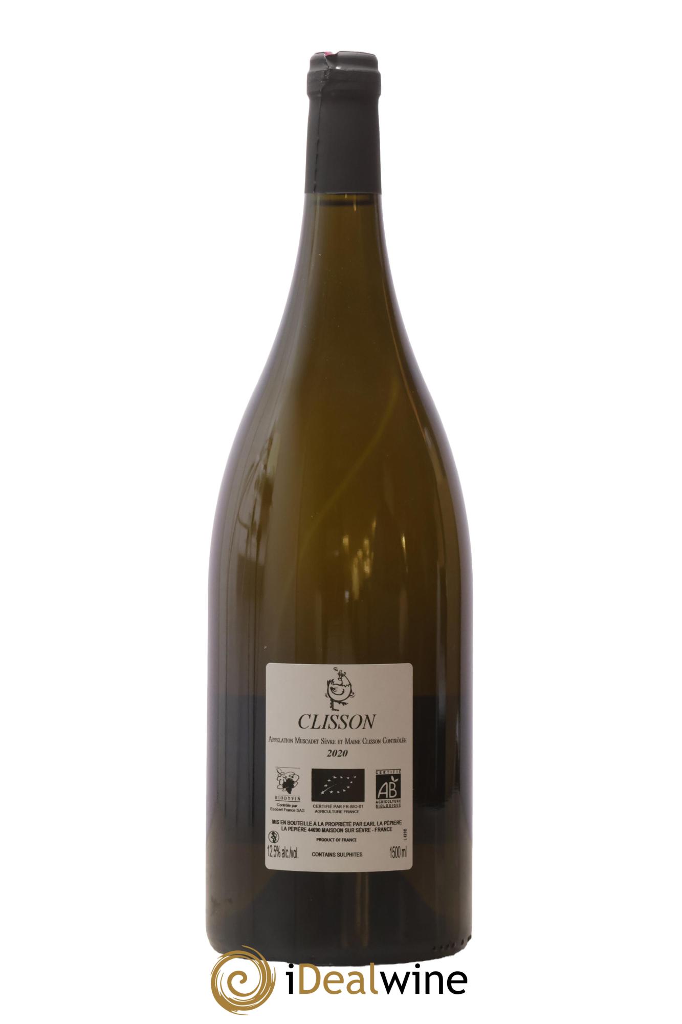 Muscadet-Sèvre-et-Maine Clisson Domaine Pépière 2020 - Lot of 1 magnum - 1