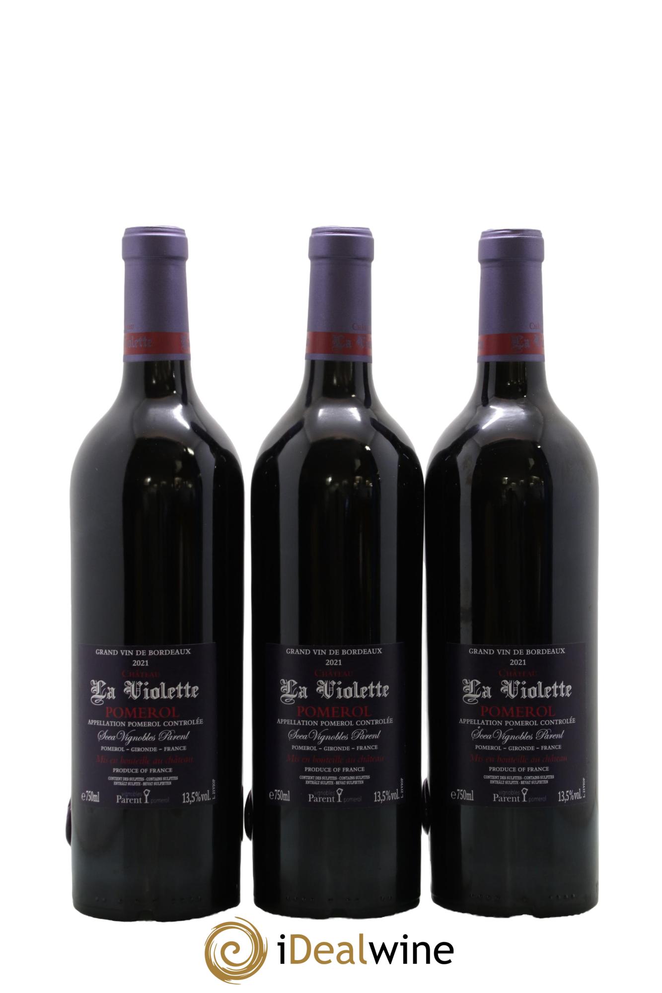 Château la Violette 2021 - Lot of 6 bottles - 4
