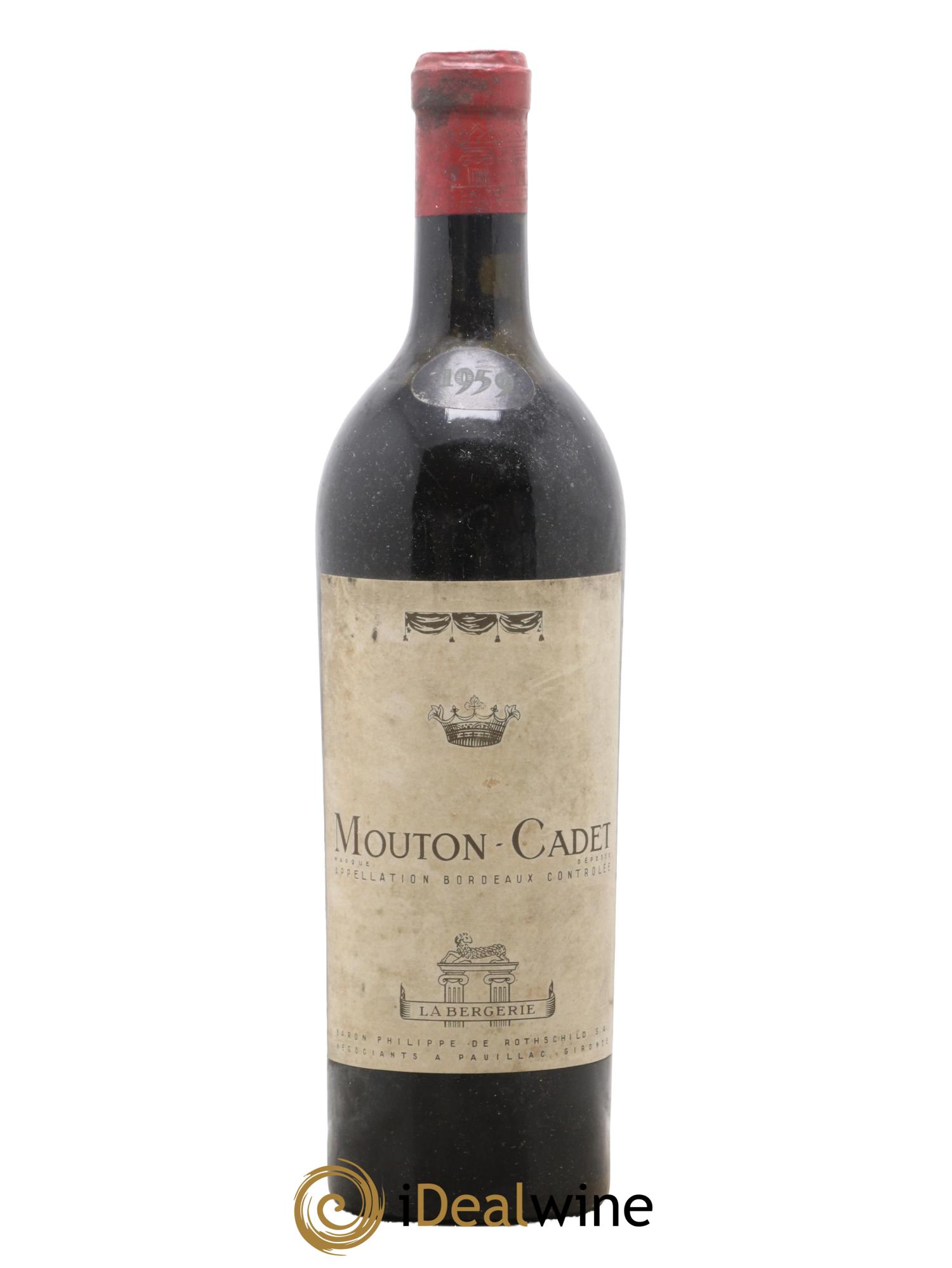 Château Mouton Cadet 1959 - Lot de 1 bouteille - 0
