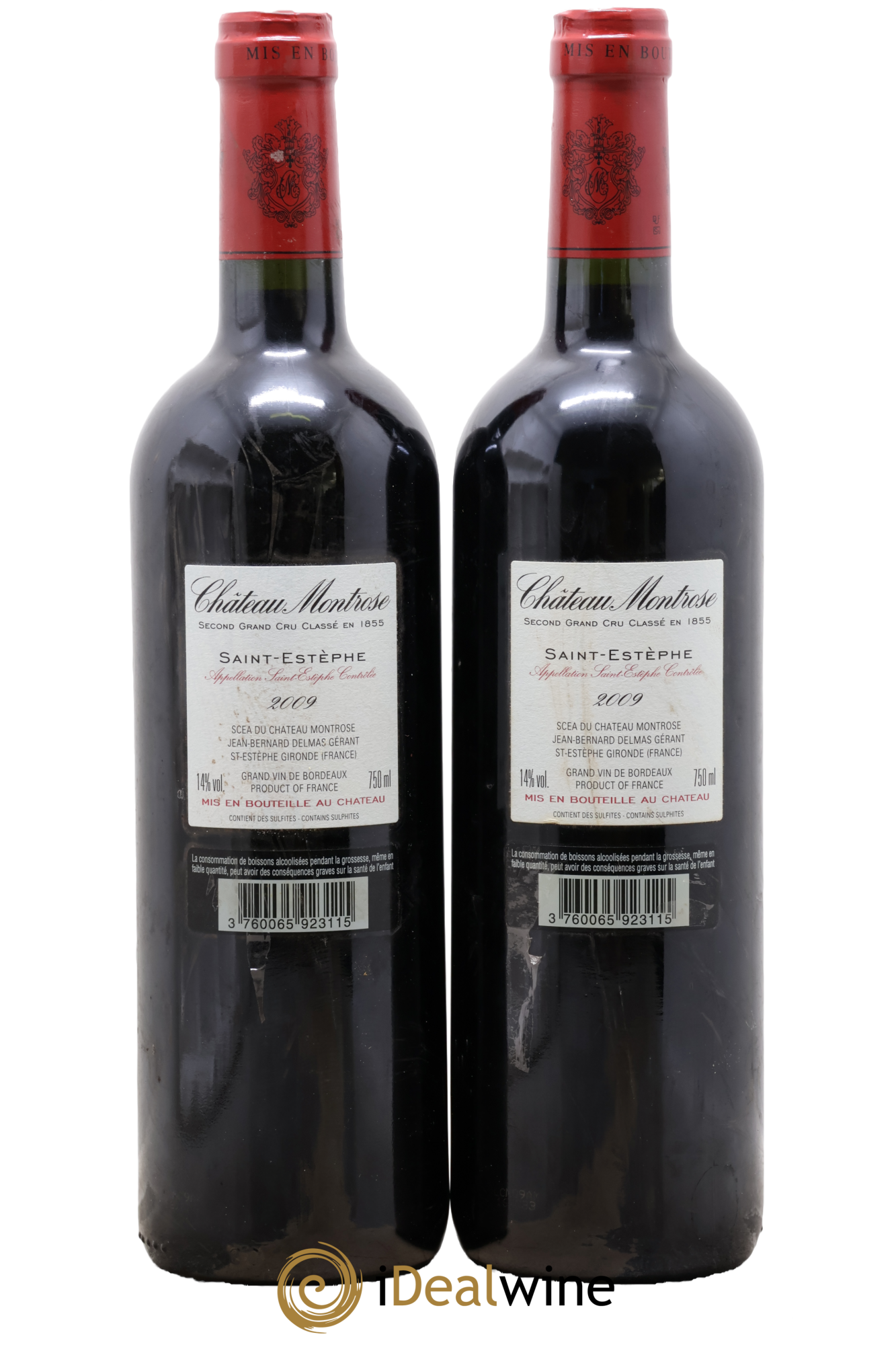 Château Montrose 2ème Grand Cru Classé 2009 - Lot de 2 bouteilles - 1