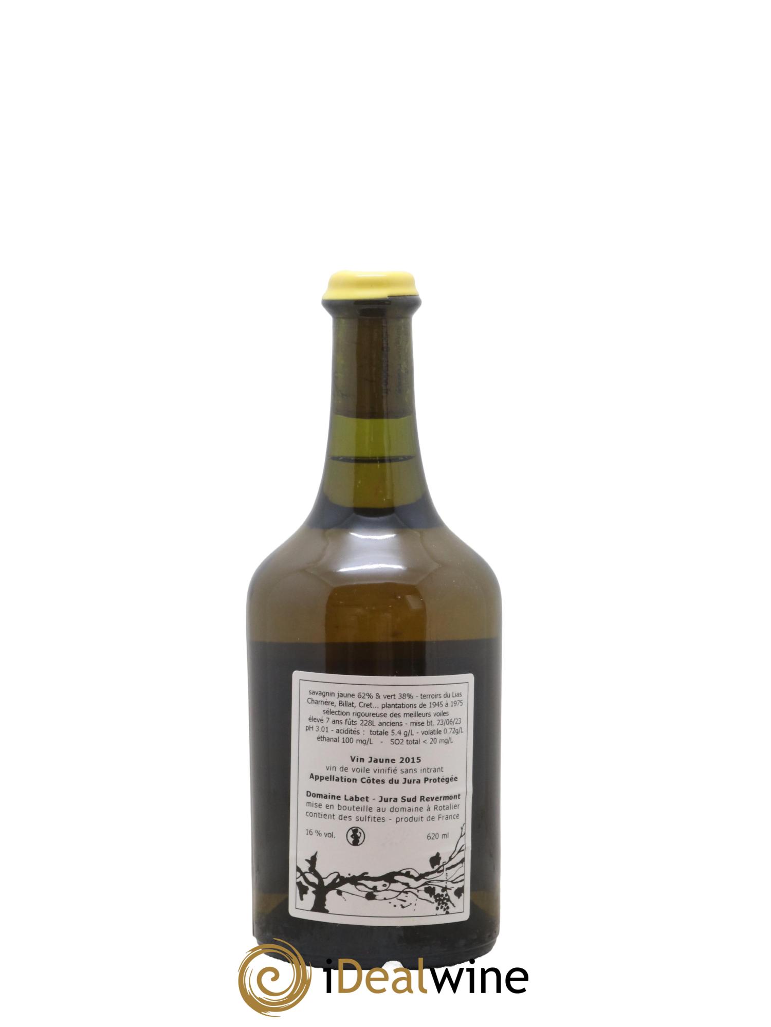 Côtes du Jura Vin Jaune Romain - Julien - Charline Labet 2015 - Lot de 1 clavelin - 1
