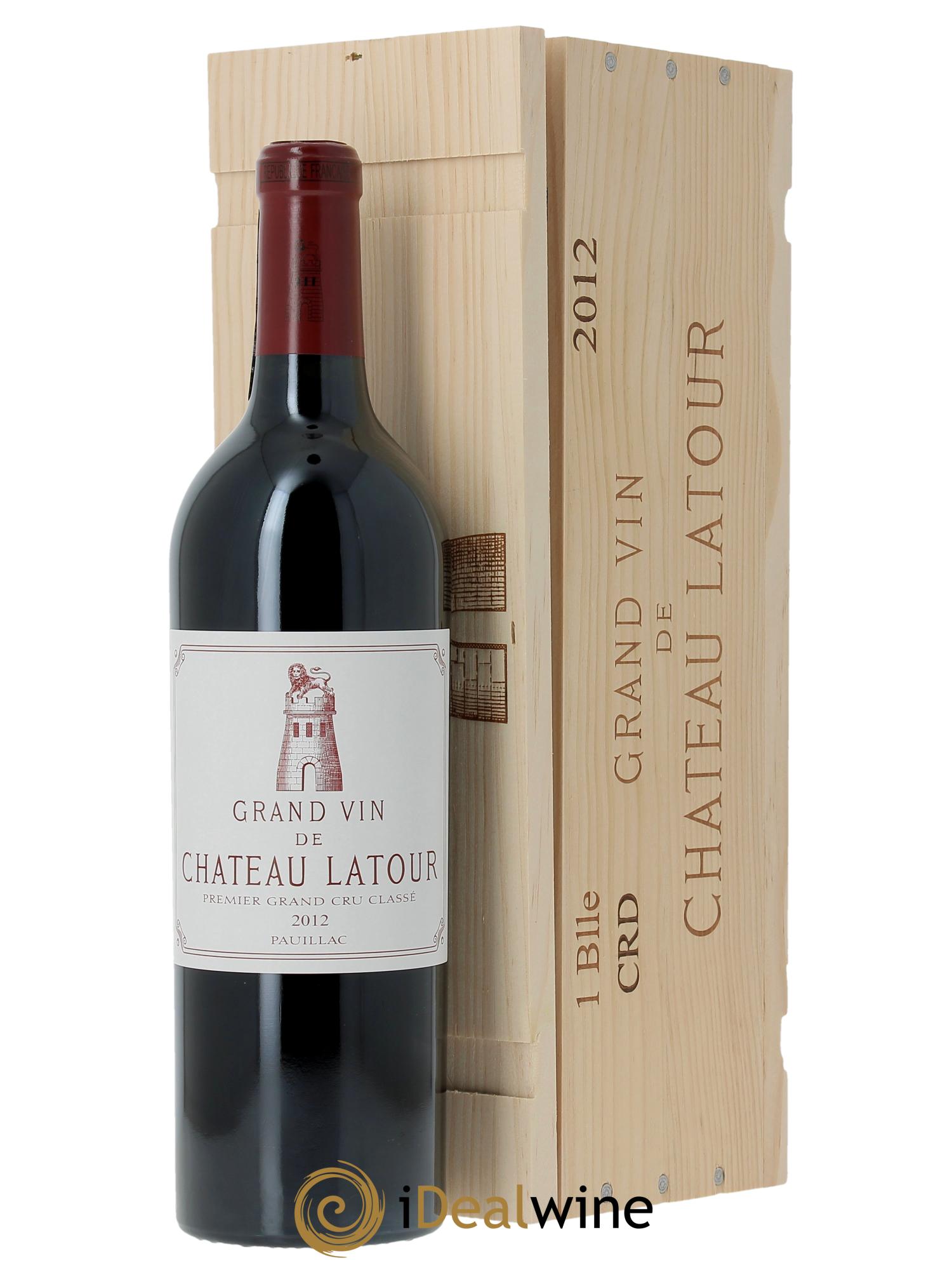 Château Latour 1er Grand Cru Classé  2012 - Posten von 1 Flasche - 0