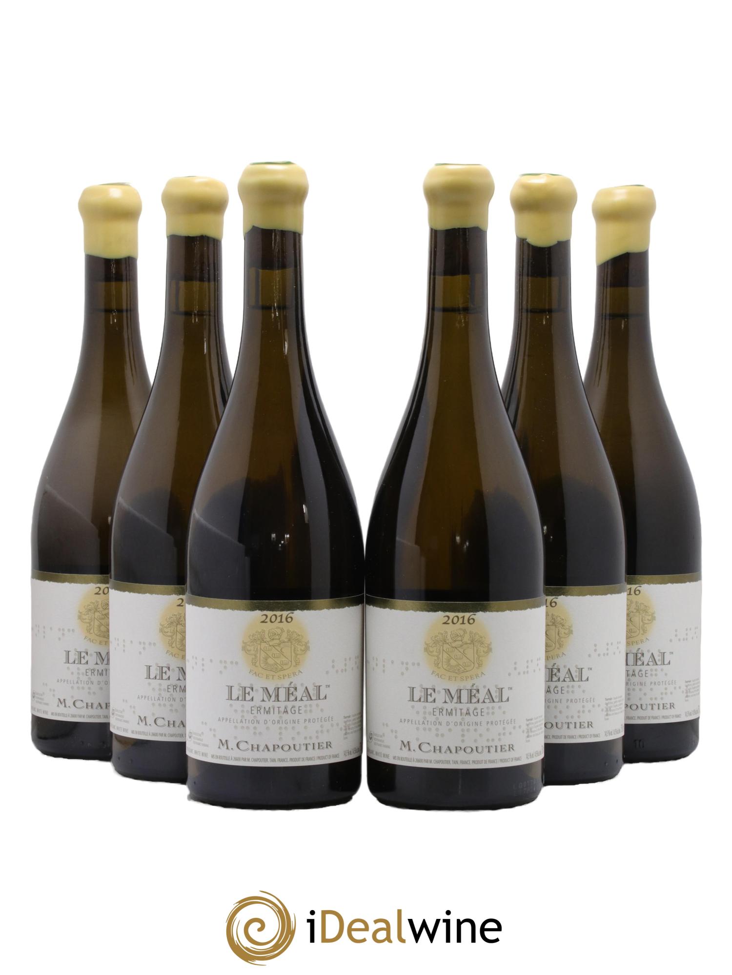 Hermitage Ermitage Le Méal Chapoutier 2016 - Lot de 6 bouteilles - 0