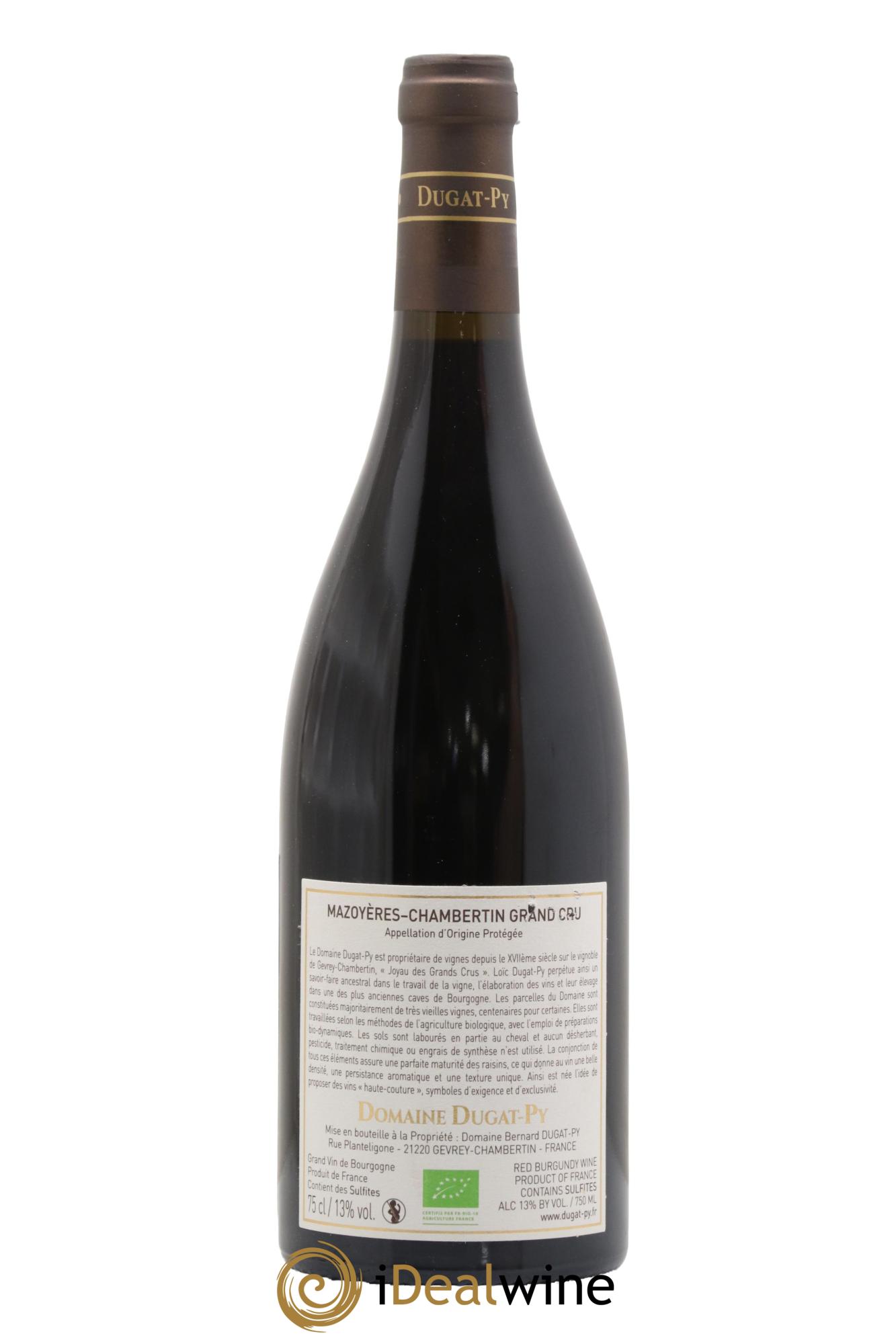 Mazoyères-Chambertin Grand Cru Vieilles Vignes Dugat-Py 2021 - Lotto di 1 bottiglia - 1