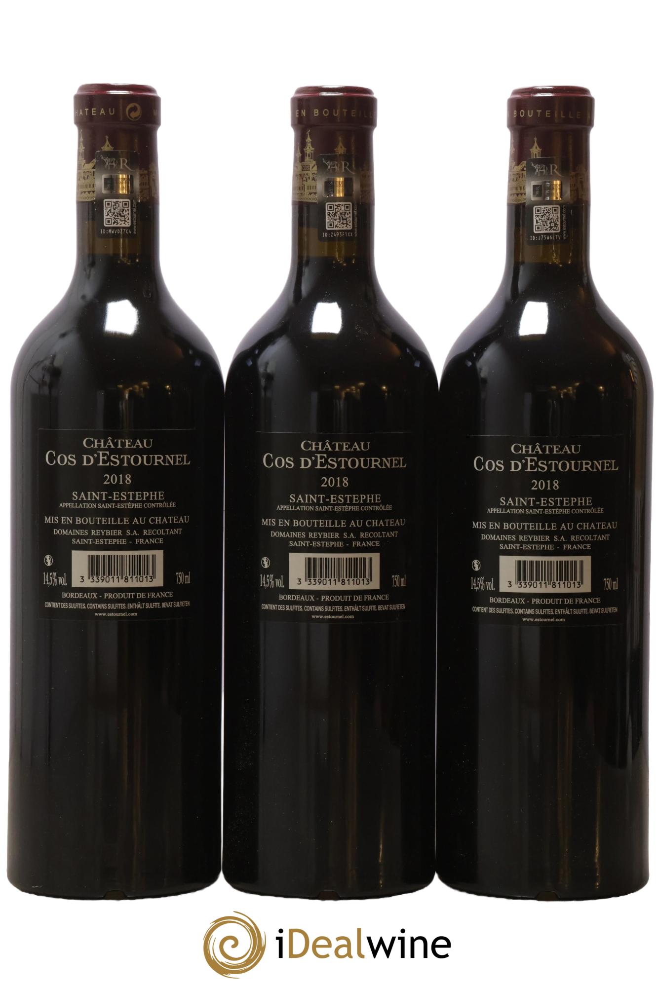 Cos d'Estournel 2ème Grand Cru Classé 2018 - Lot de 6 bouteilles - 4