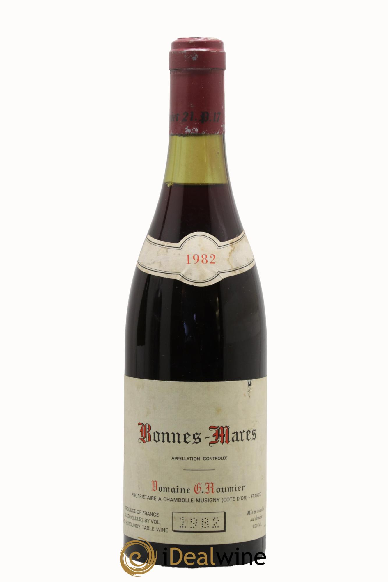 Bonnes-Mares Grand Cru Georges Roumier (Domaine) 1982 - Lotto di 1 bottiglia - 0