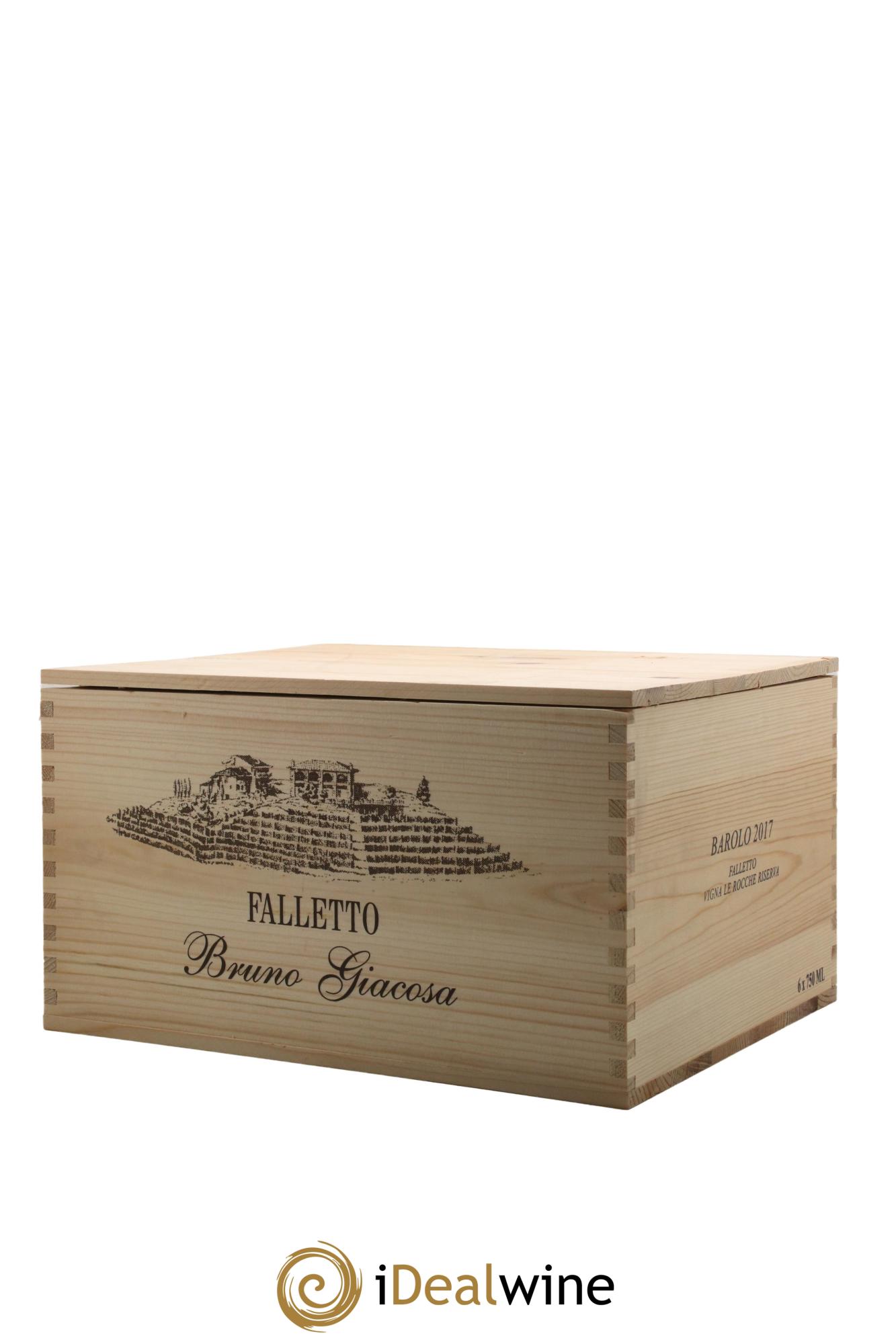 Barolo DOCG Riserva Le Rocche del Falletto Falletto - Bruno Giacosa  2017 - Lot de 6 bouteilles - 3