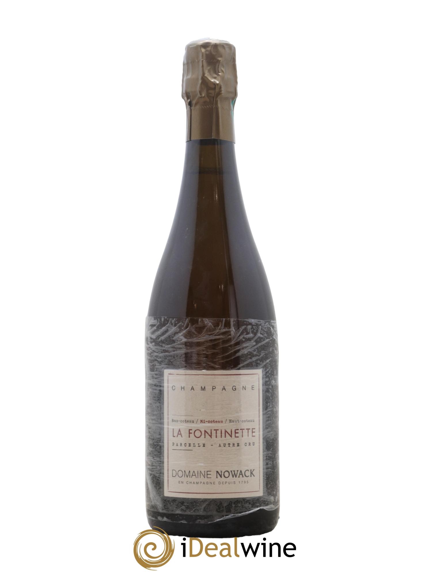 Champagne Extra-Brut La Fontinette Nowack 2017 - Lot de 1 bouteille - 0