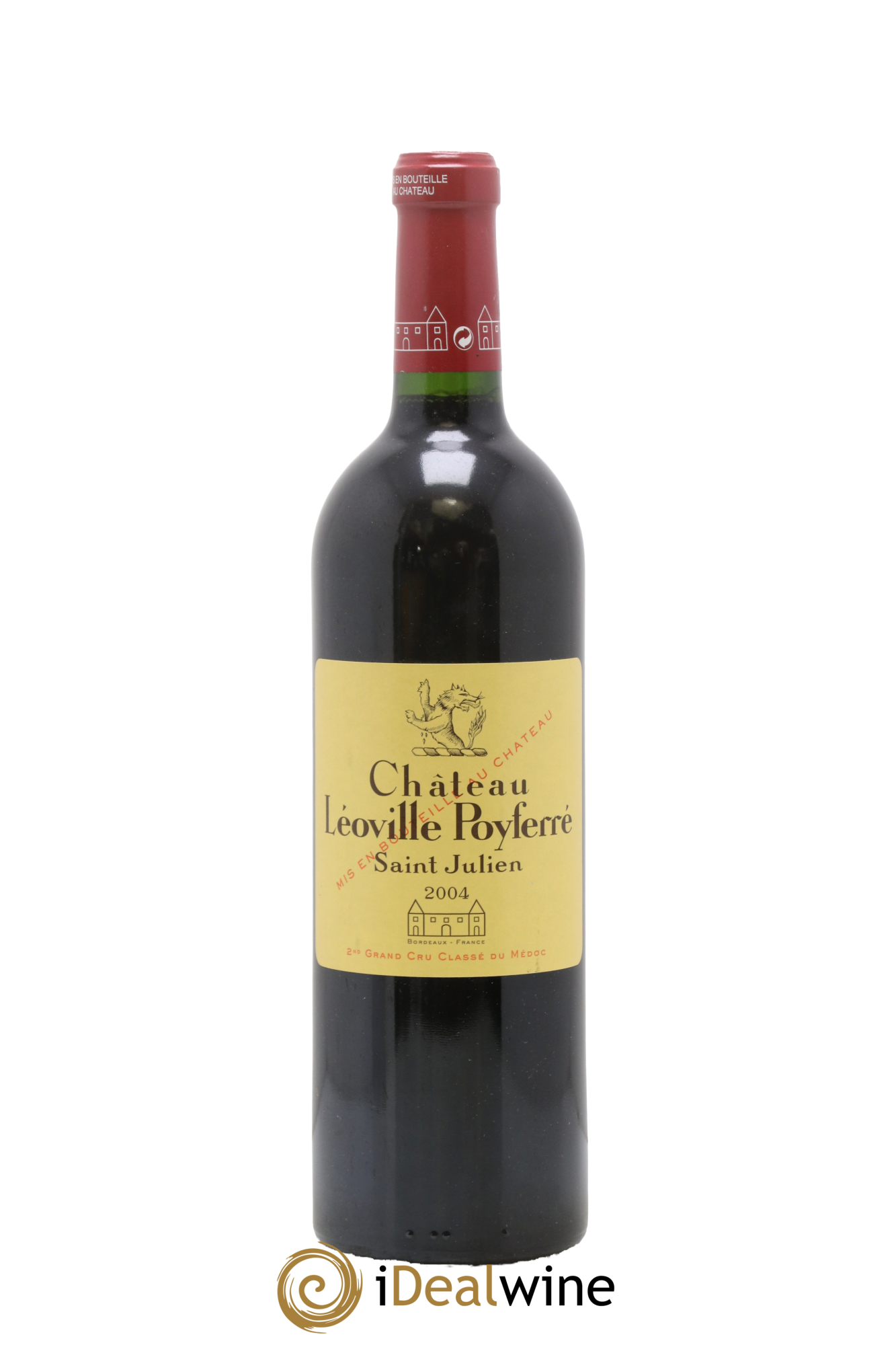 Château Léoville Poyferré 2ème Grand Cru Classé 2004 - Lot de 1 bouteille - 0