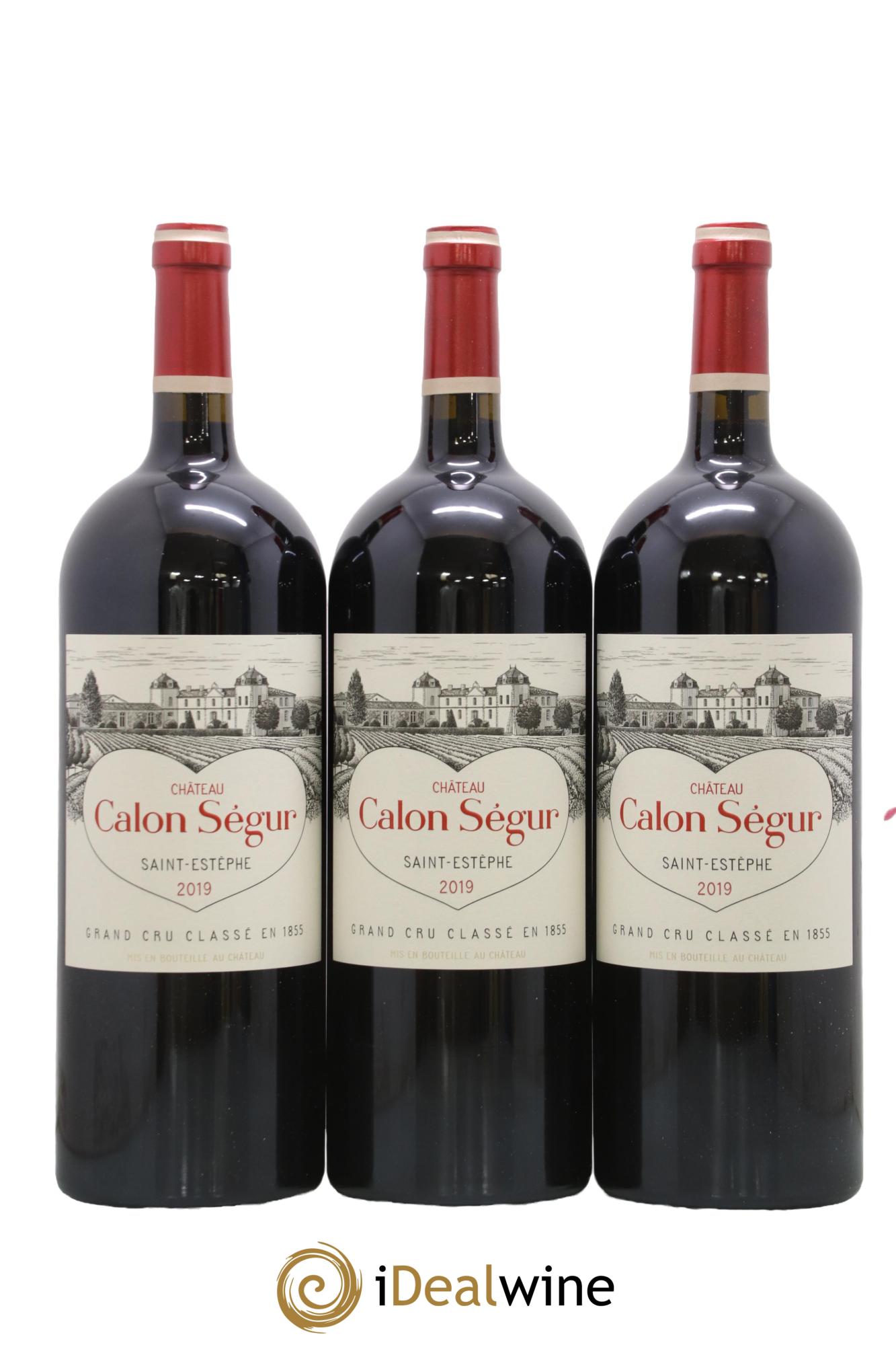 Château Calon Ségur 3ème Grand Cru Classé 2019 - Lot of 3 magnums - 0
