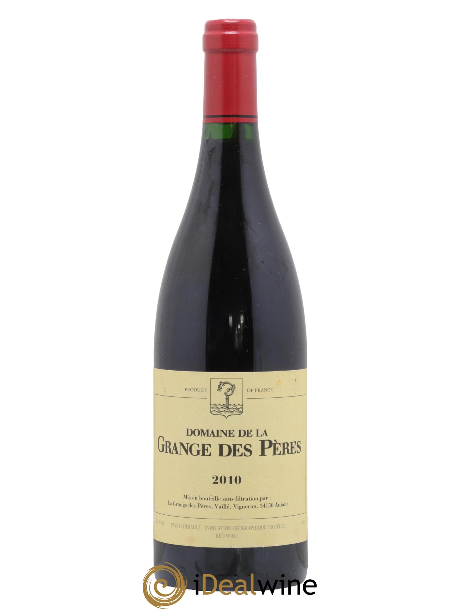 Pays d'Hérault Grange des Pères Laurent Vaillé 2010 - Lot de 1 bouteille - 0