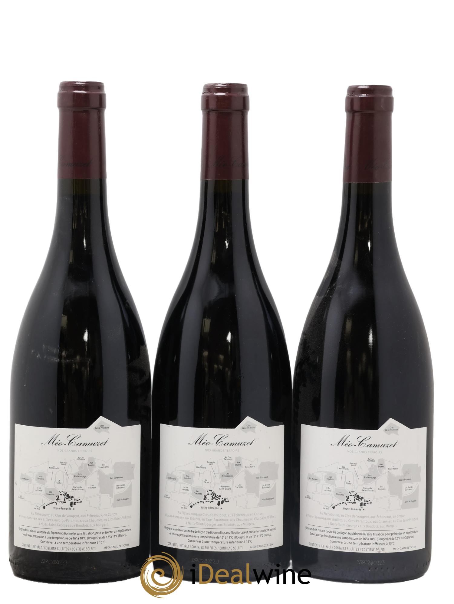Clos de Vougeot Grand Cru Méo-Camuzet (Domaine) 2020 - Lot de 3 bouteilles - 1