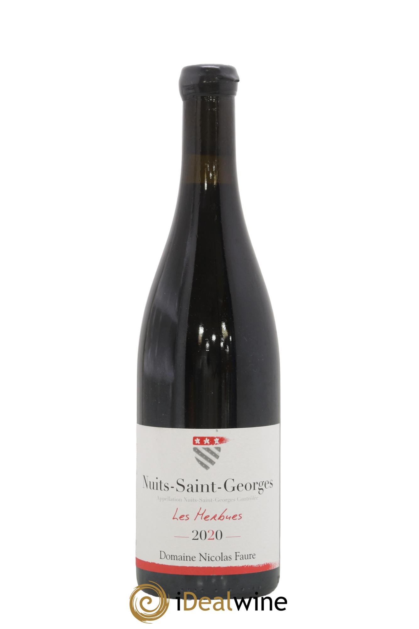 Nuits-Saint-Georges Les Herbues Nicolas Faure  2020 - Lot de 1 bouteille - 0