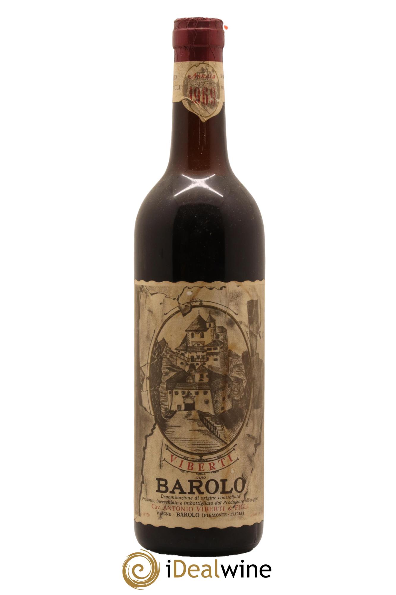 Barolo Antonio Viberti 1969 - Lot de 1 bouteille - 0