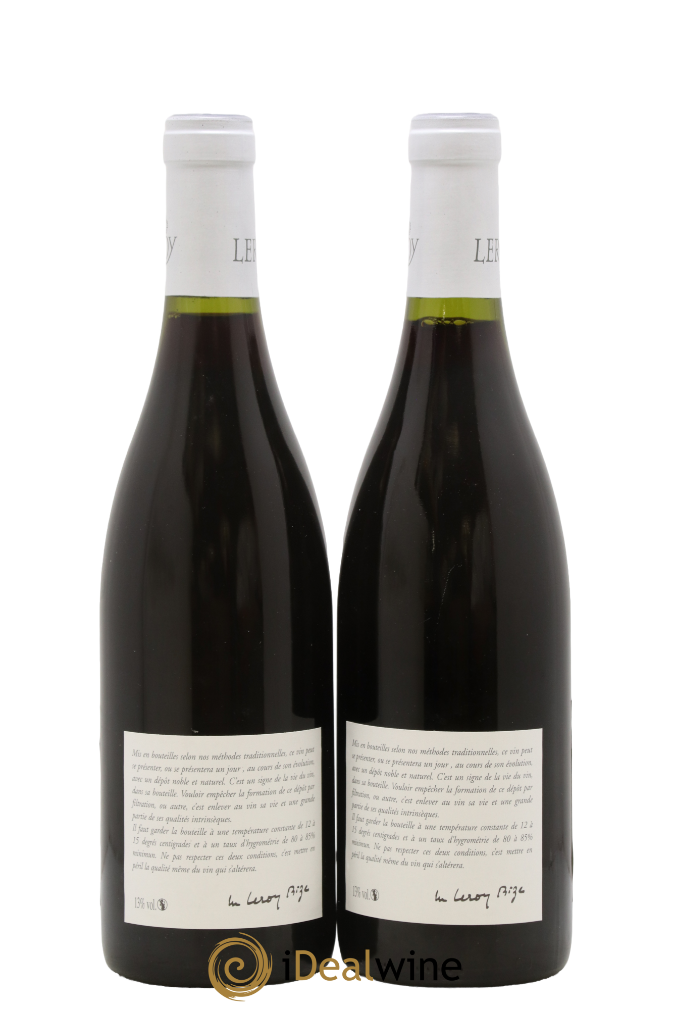 Gevrey-Chambertin Leroy SA 2008 - Lot de 2 bouteilles - 1