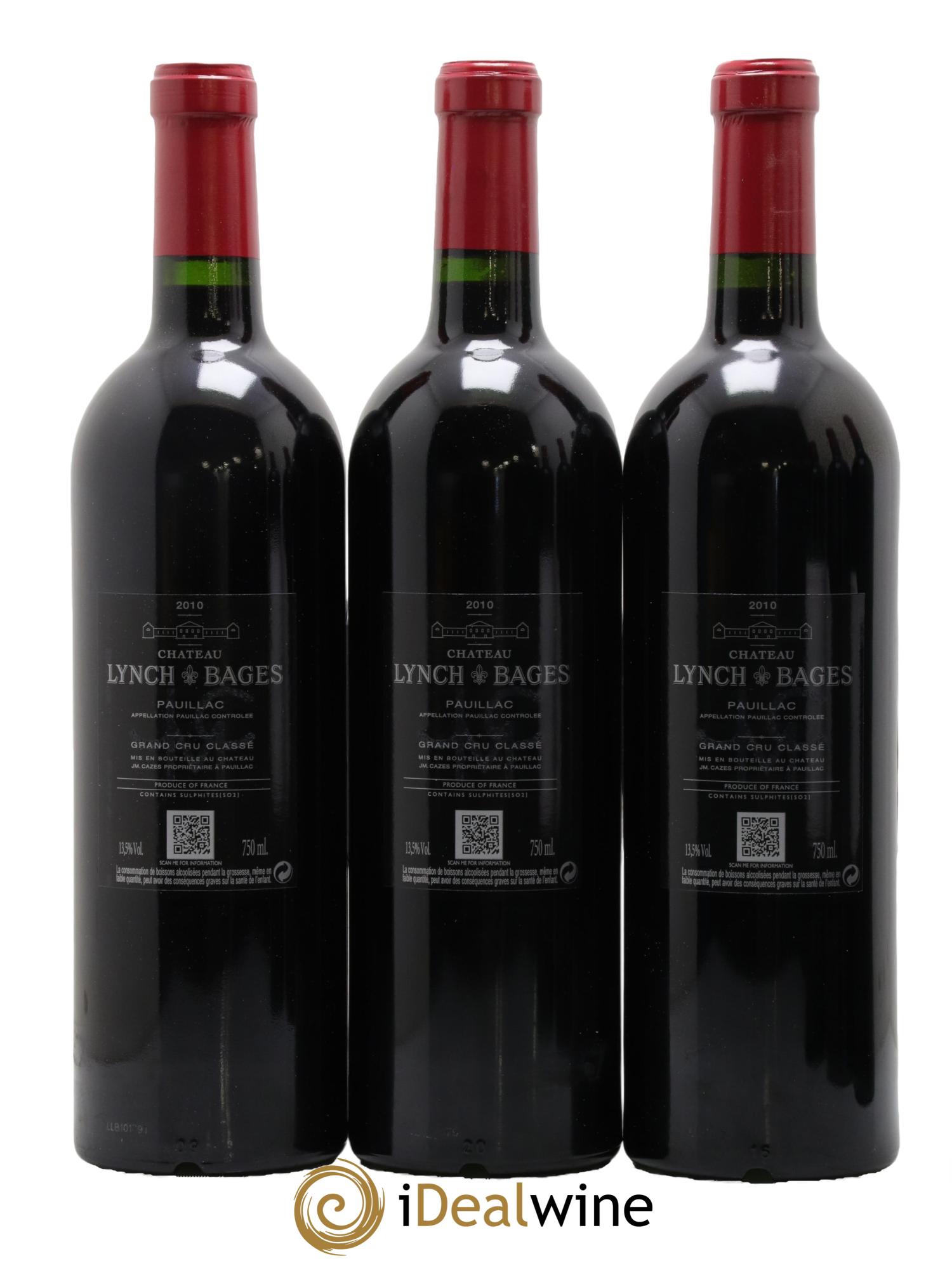 Château Lynch Bages 5ème Grand Cru Classé 2010 - Lotto di 6 bottiglie - 2