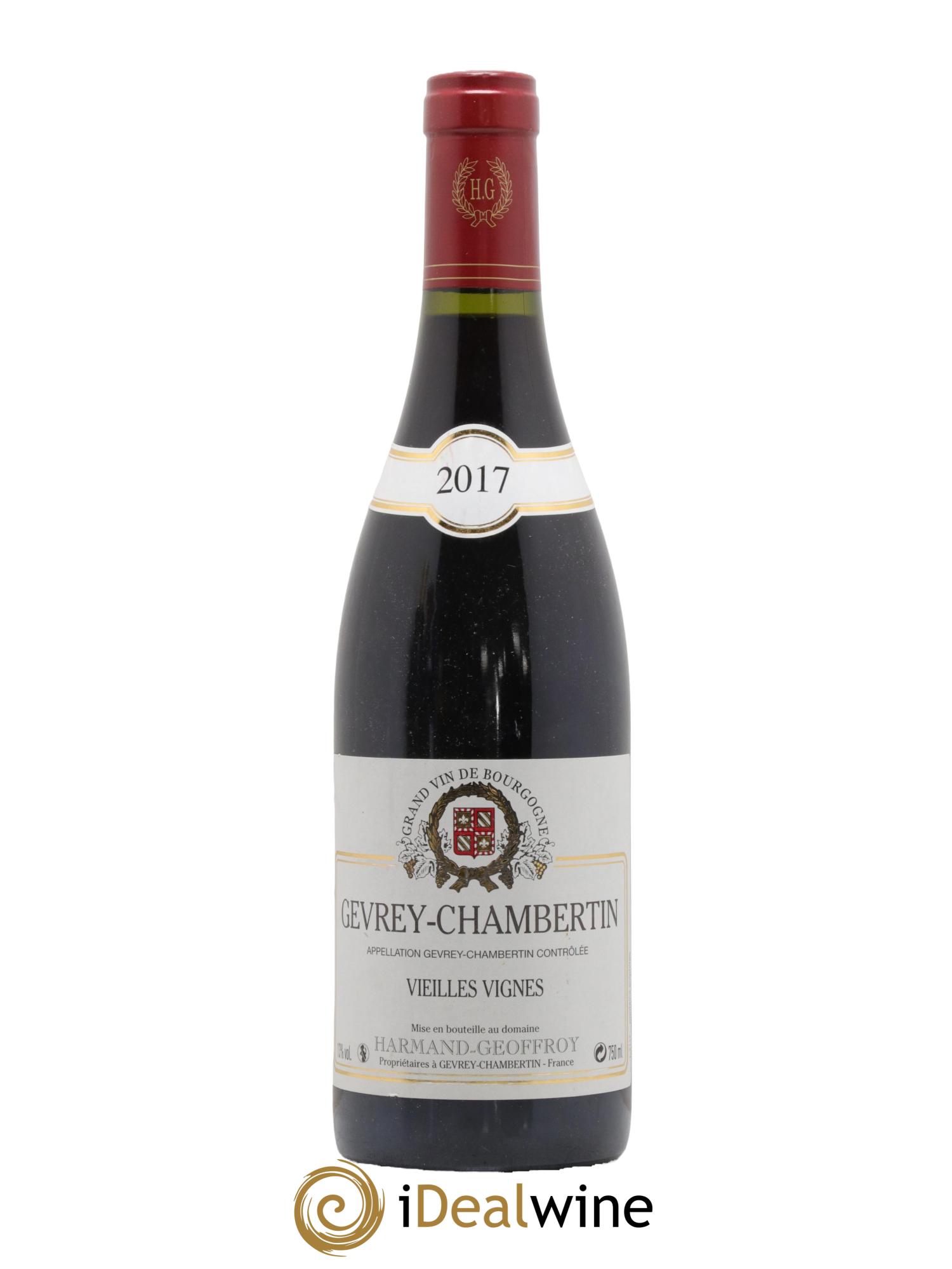 Gevrey-Chambertin Vieilles vignes Harmand-Geoffroy (Domaine) 2017 - Lot de 1 bouteille - 0