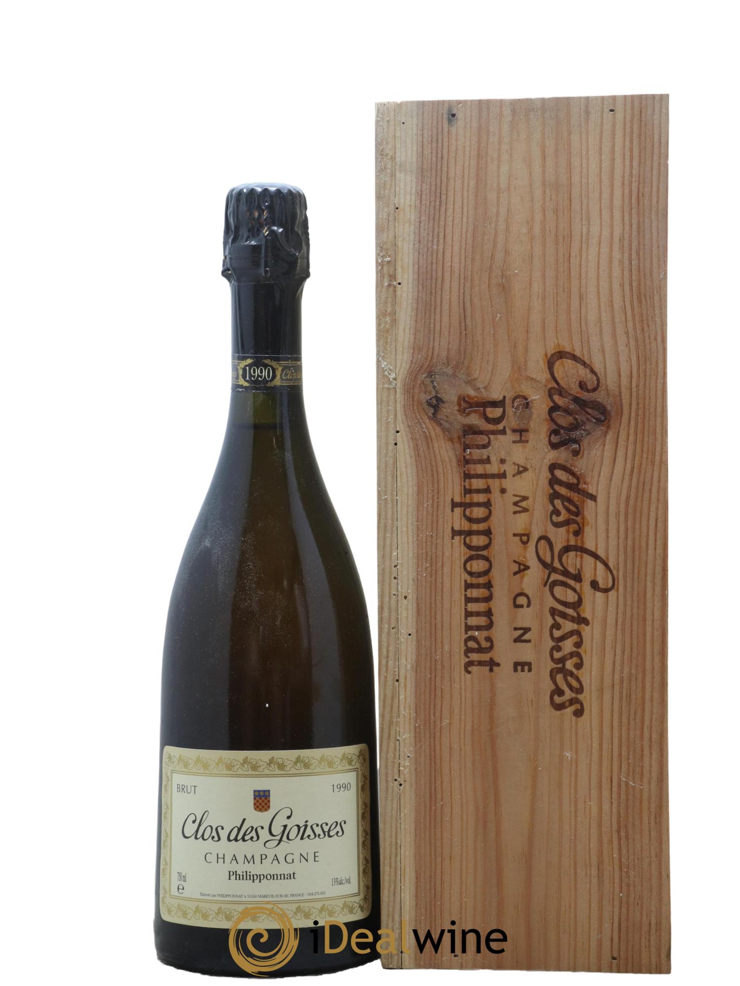 Clos des Goisses Philipponnat 1990 - Lot de 1 bouteille - 1