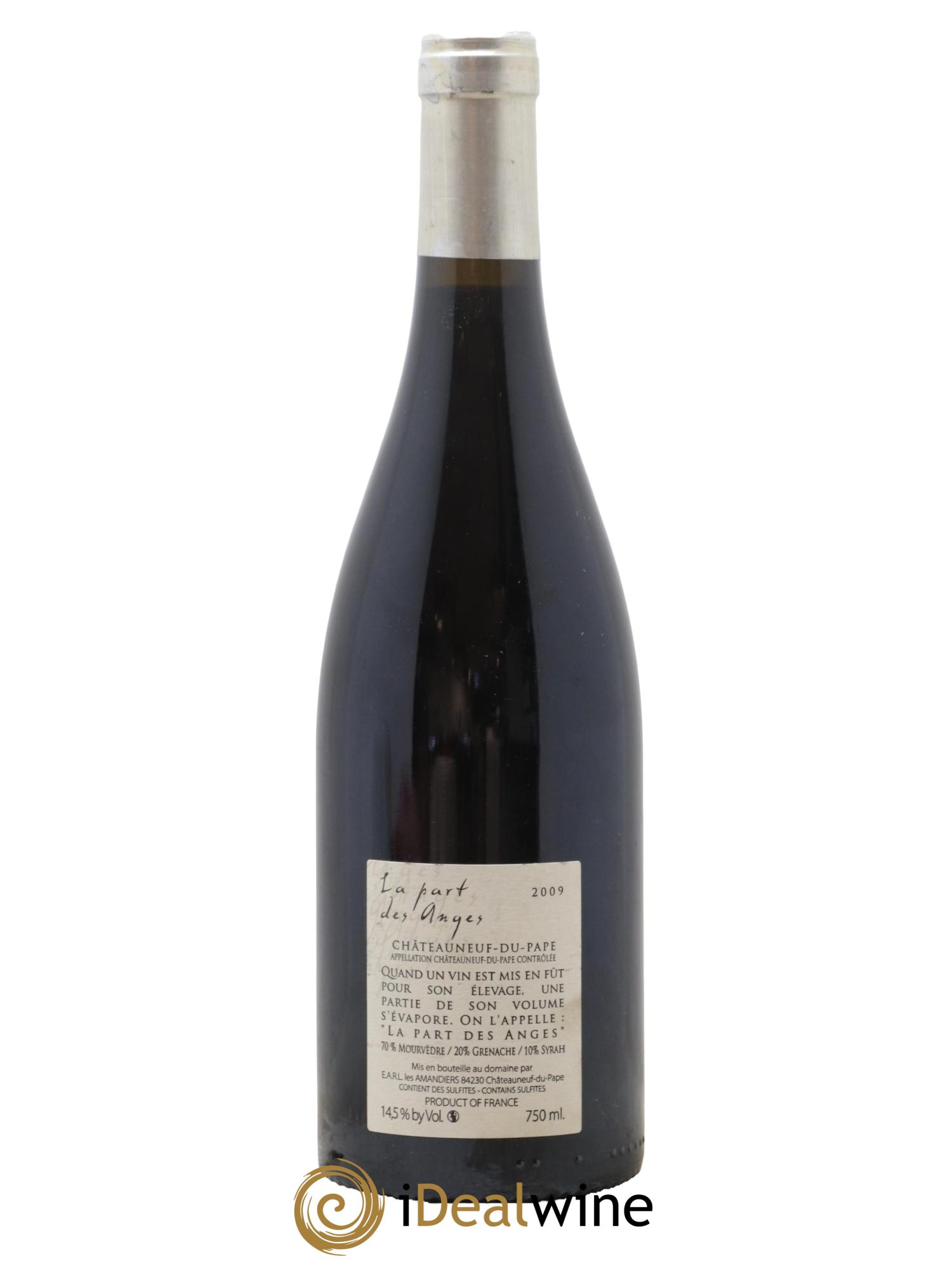 Châteauneuf-du-Pape La Part des Anges Raymond Usseglio (Domaine)  2009 - Lot de 1 bouteille - 1