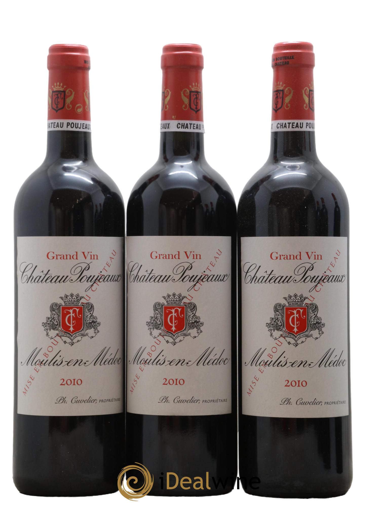 Château Poujeaux 2010 - Lot de 6 bouteilles - 2