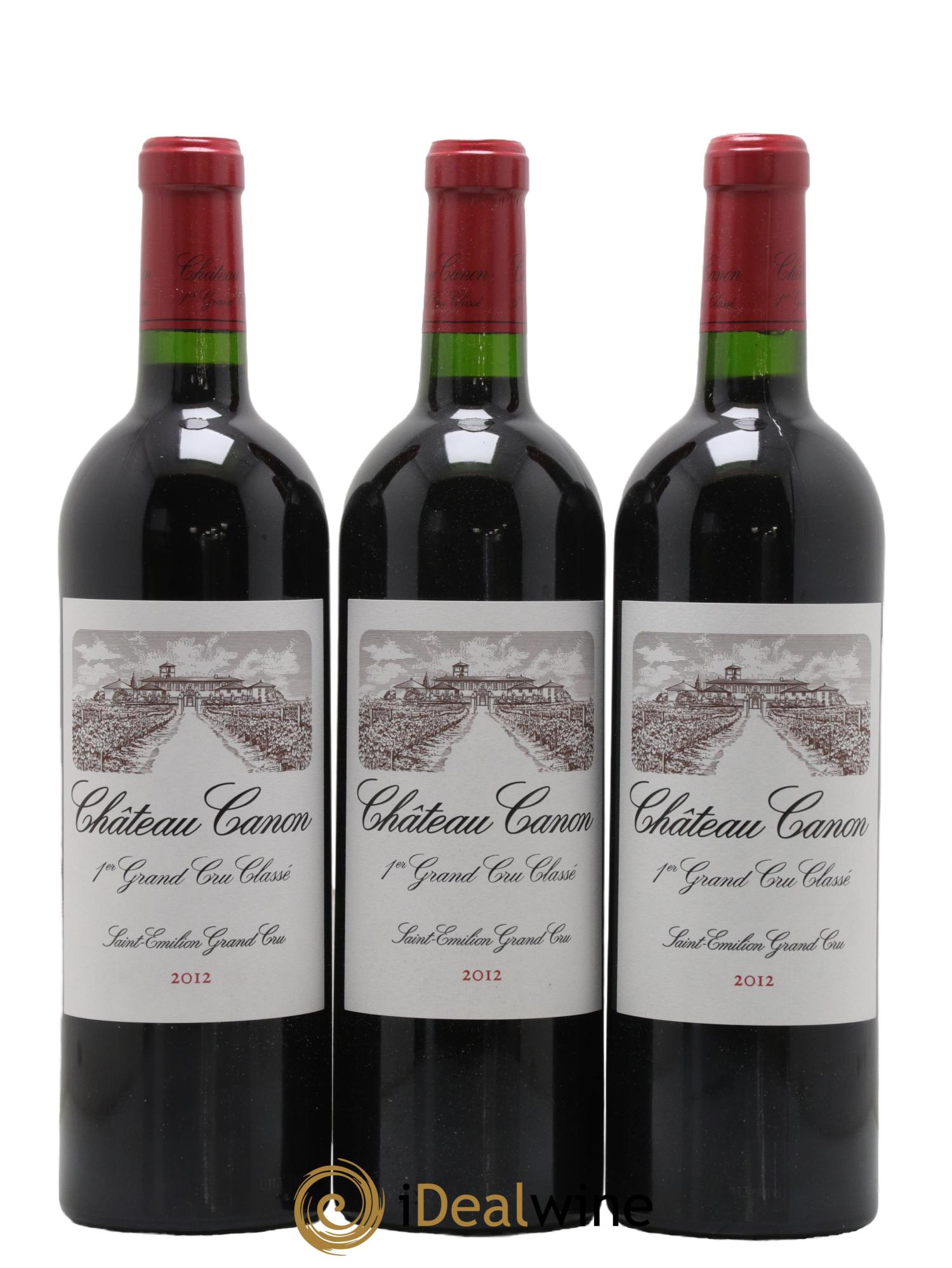 Château Canon 1er Grand Cru Classé B 2012 - Lot of 12 bottles - 3