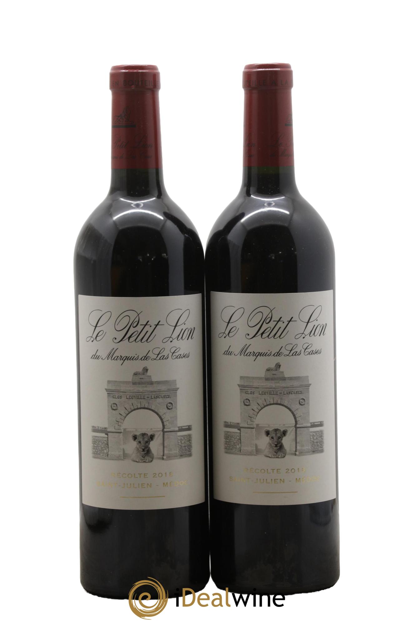 Le Petit Lion du Marquis de Las Cases Second Vin 2018 - Lot de 2 bouteilles - 0
